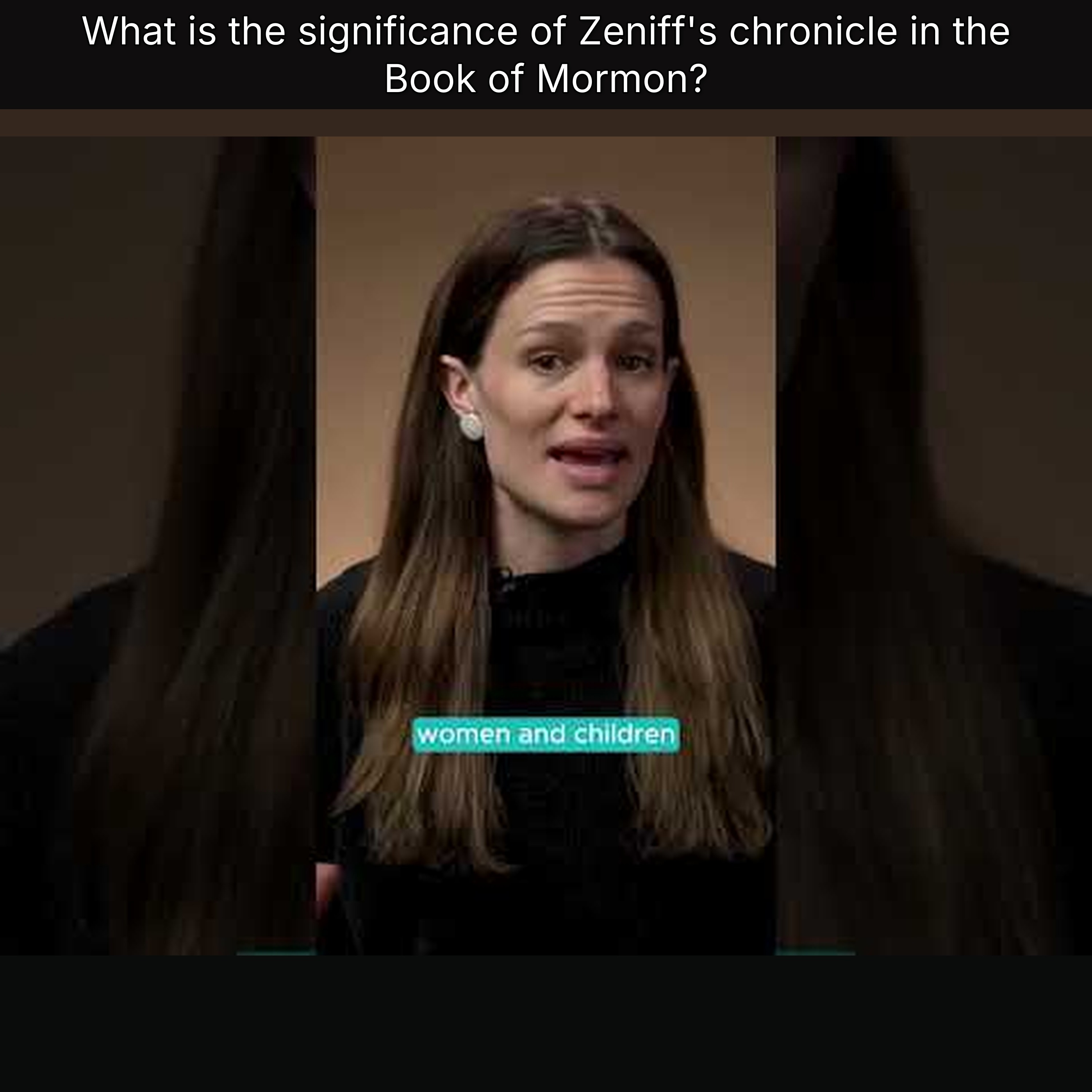 What is the significance of Zeniff's chronicle in the Book of Mormon?