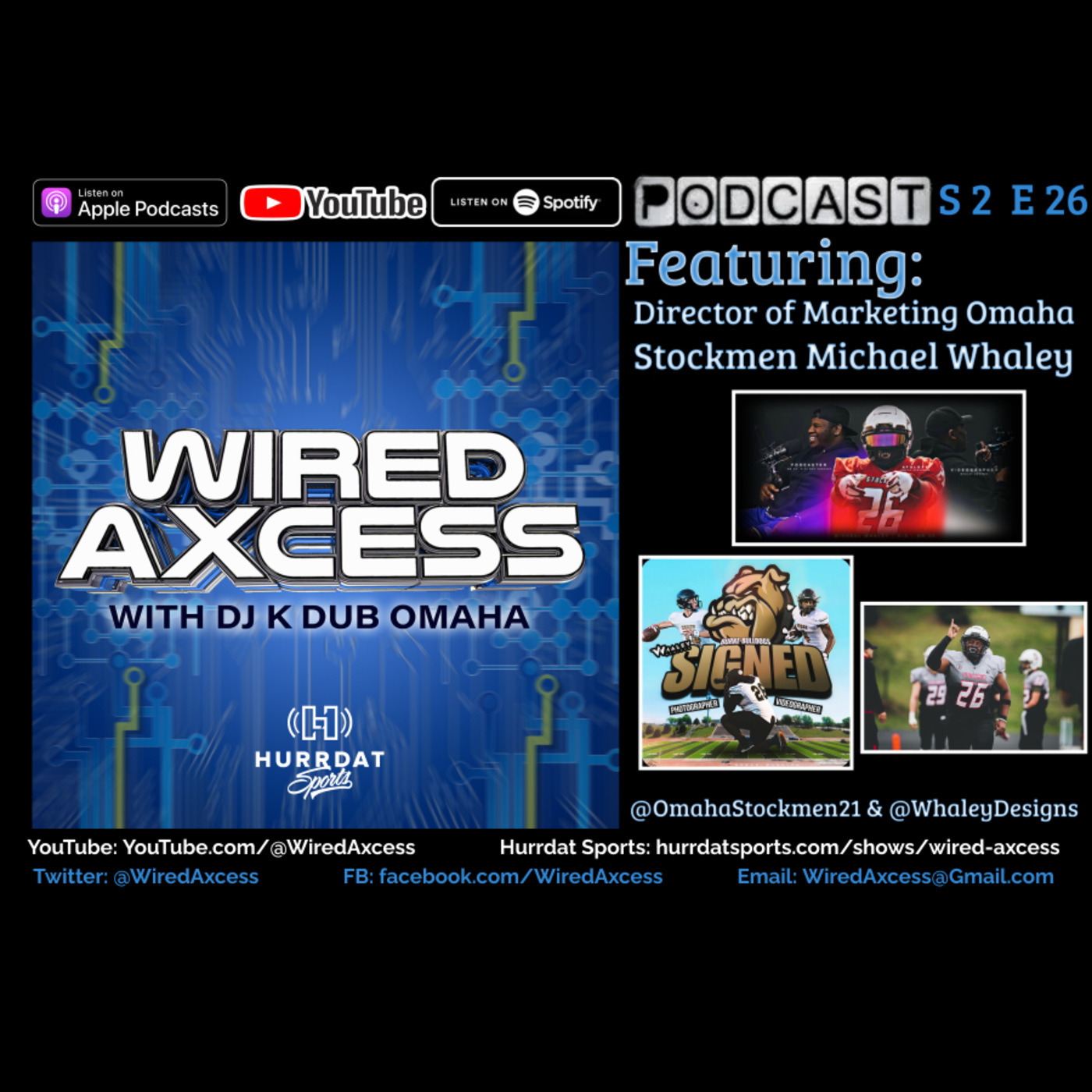Director of Marketing & Player Omaha Stockmen Michael Whaley episode artwork