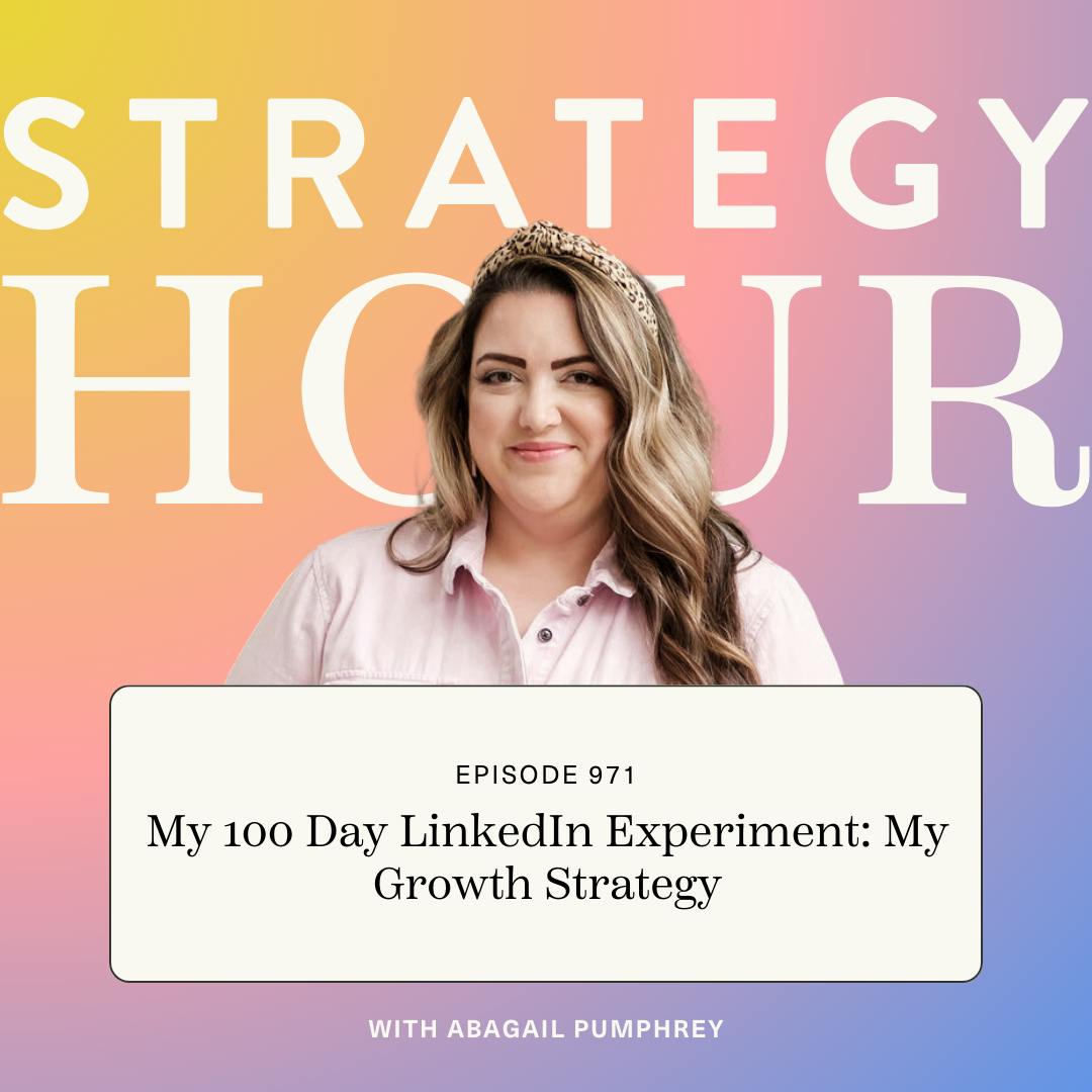 971: My 100-Day LinkedIn Experiment: My Growth Strategy 971: My 100-Day LinkedIn Experiment: My Growth Strategy