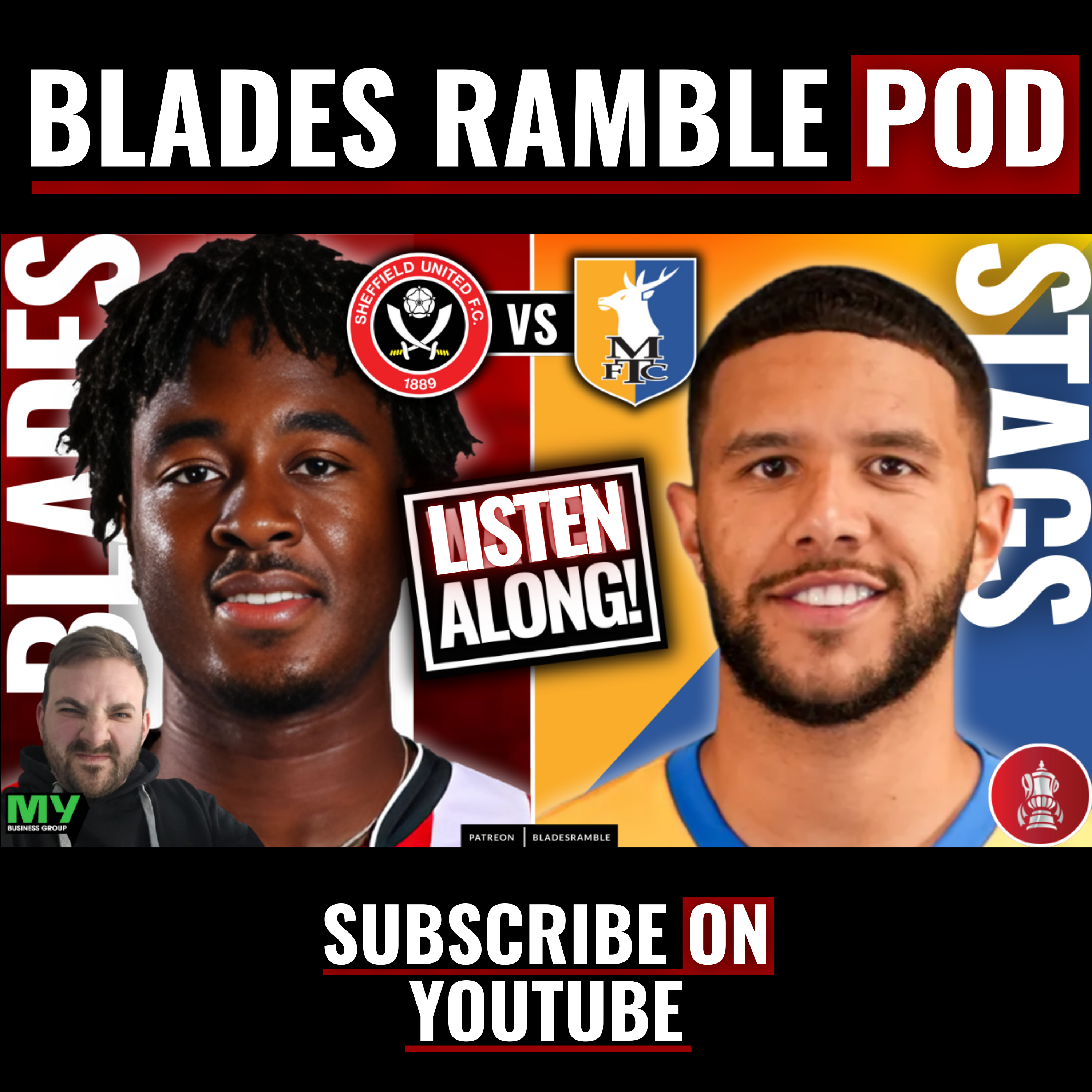⚔️📺 LISTENALONG | SHEFFIELD UNITED vs MANSFIELD TOWN | LIVE MATCH REACTION 📺⚔️
