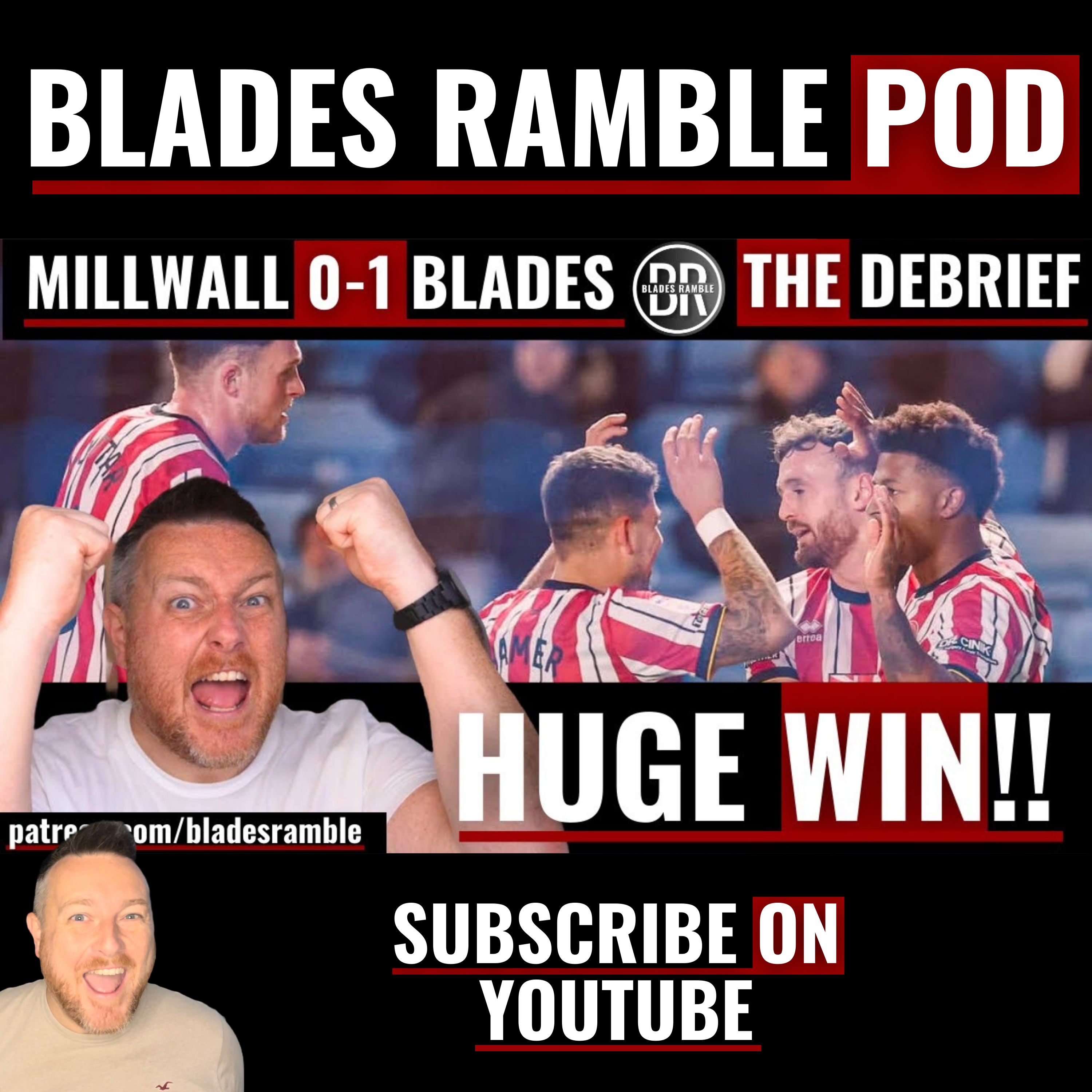 HUGE WIN!!! MILLWALL 0-1 BLADES!! | THE DEBRIEF | MATCH REACTION