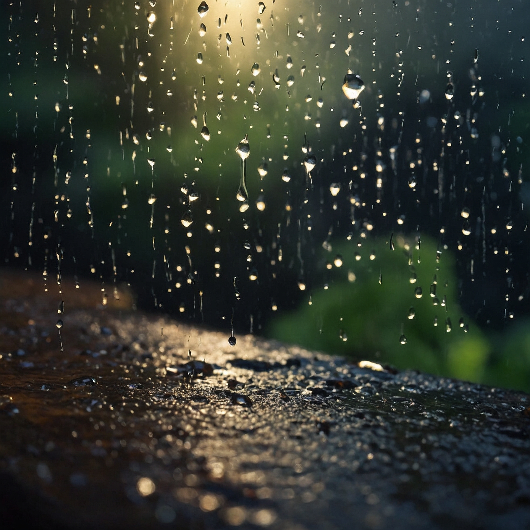 Light Rain Sounds For | Stress Reduction | Improved Sleep | Enhanced Deep Relaxation | Increased Concentration | Anxiety Relief | Mental Perspective Renewal