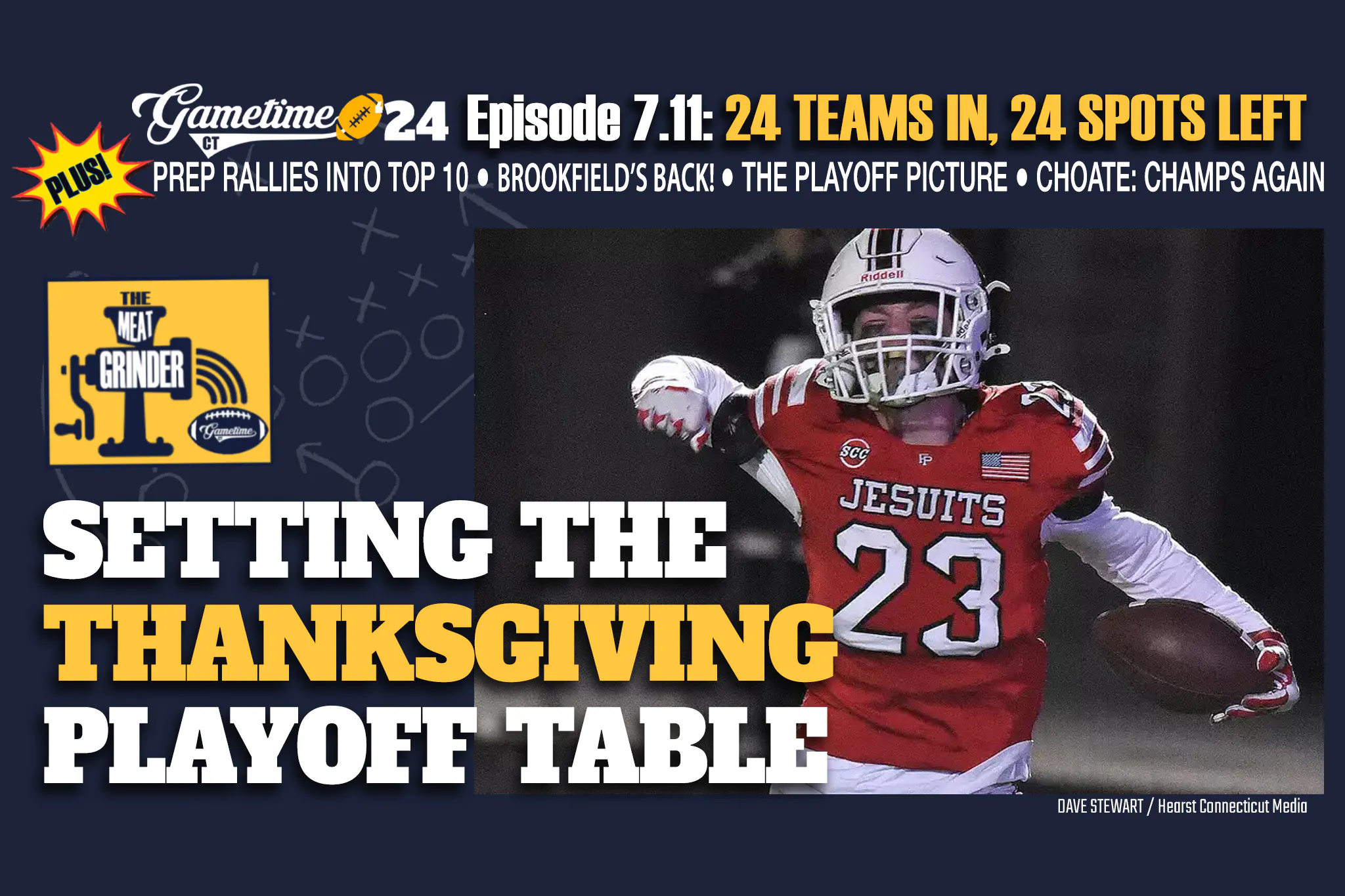 Setting the CIAC playoff table ahead of Thanksgiving Week | The Meat Grinder (S7, E11) episode artwork