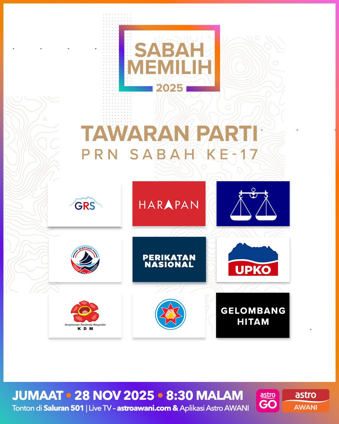 Sabah Memilih: Tawaran Parti | PRN Sabah Ke-17
