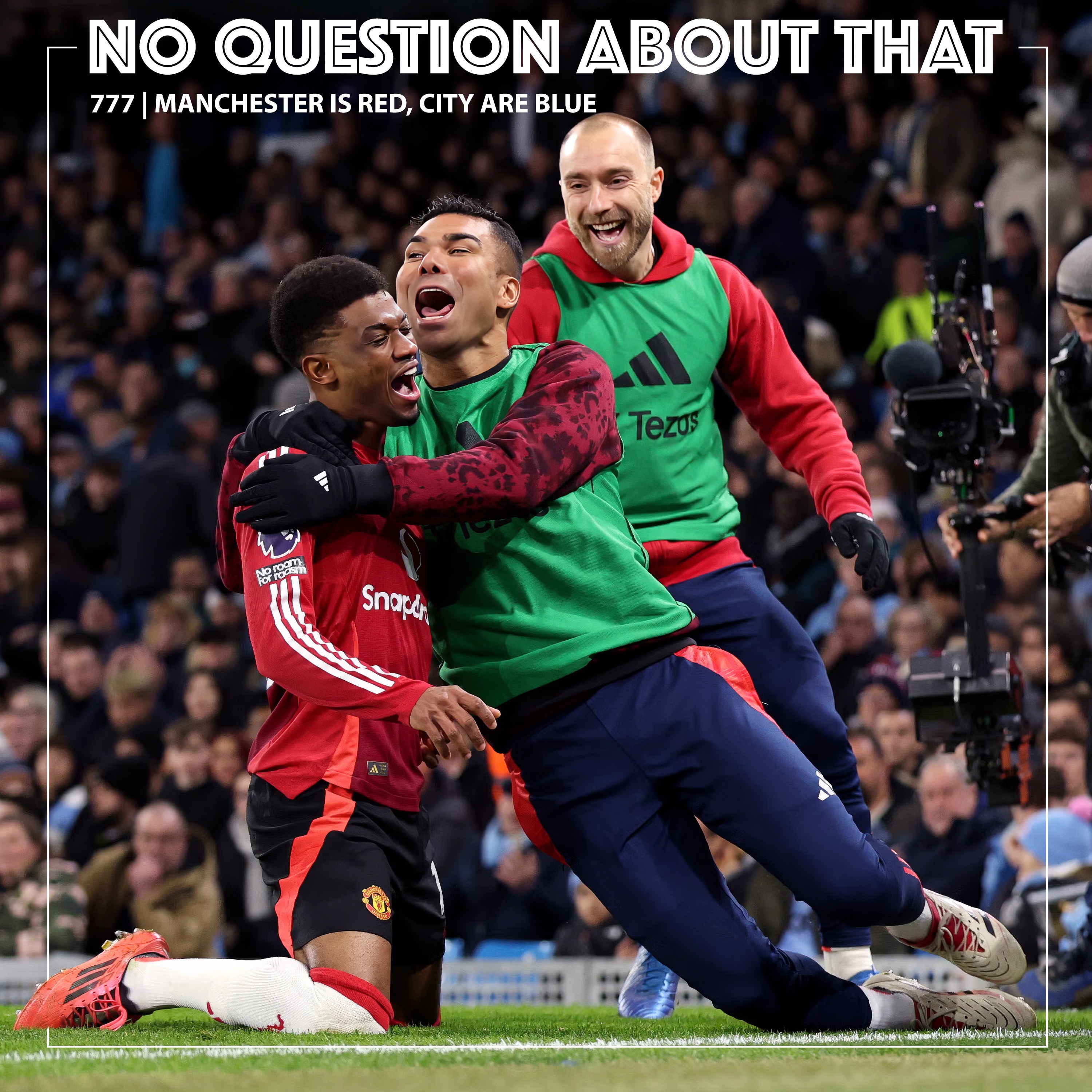 Manchester is Red, City are Blue