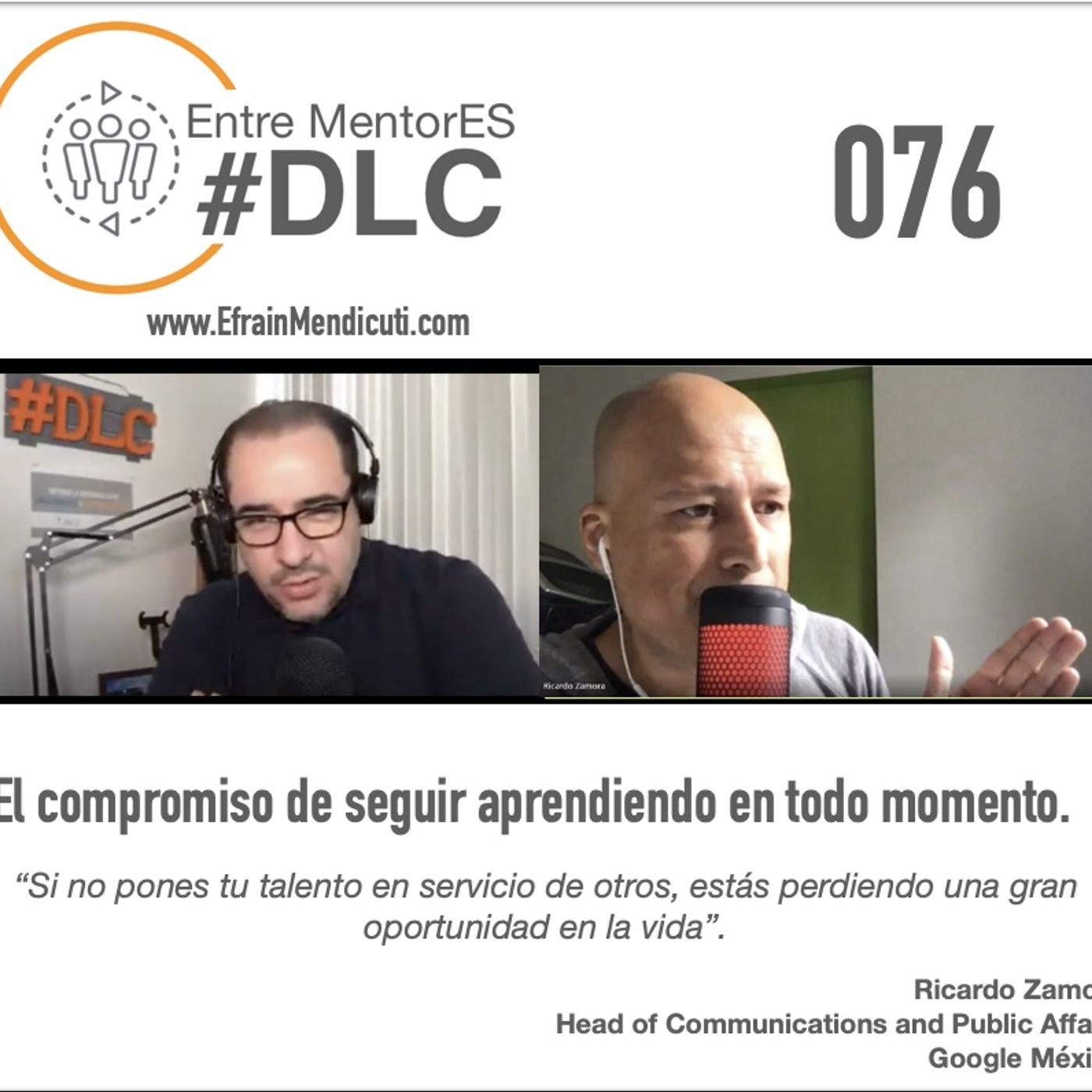 EntreMentorES #DLC 076 con Ricardo Zamora episode artwork