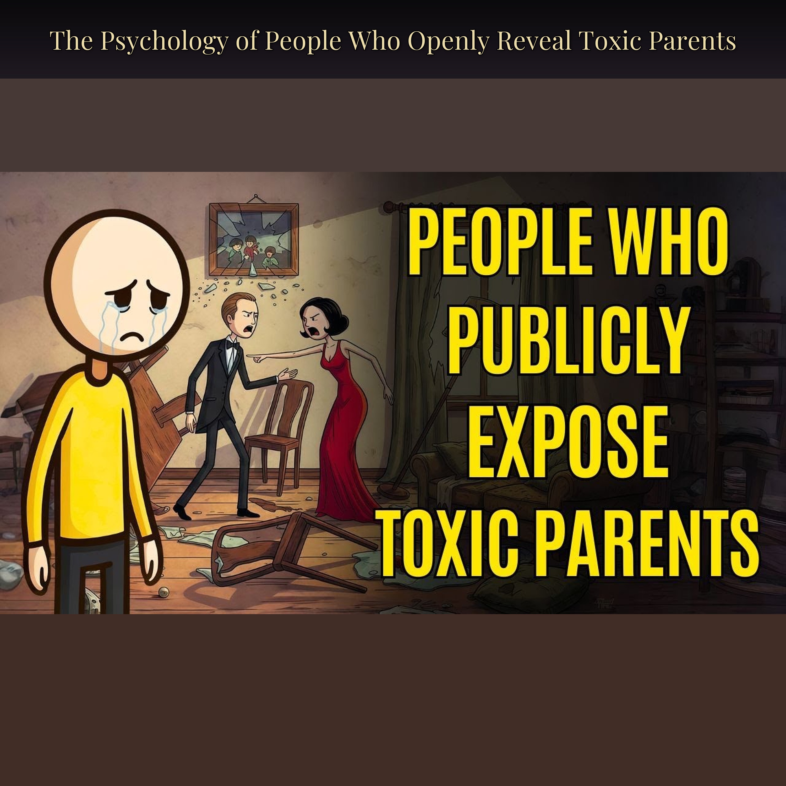 The Psychology of People Who Openly Reveal Toxic Parents