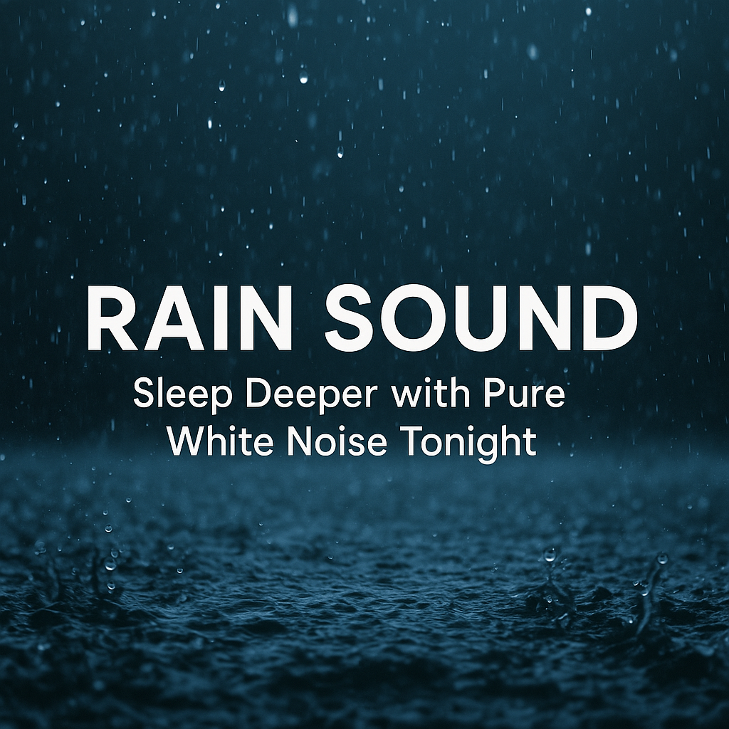 Rain Sound | Sleep Deeper with Pure White Noise Tonight