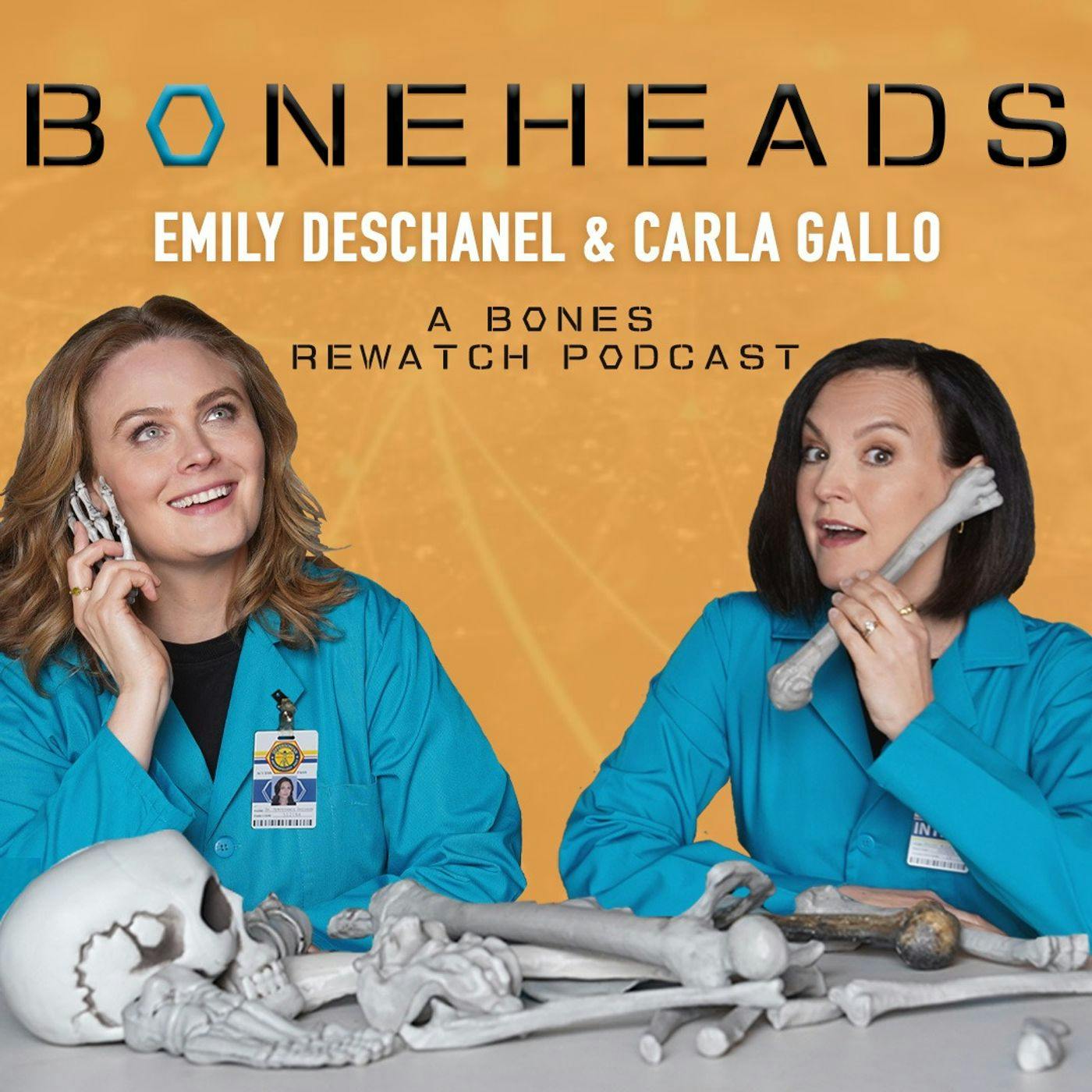 Boneheads with Emily Deschanel and Carla Gallo podcast show image
