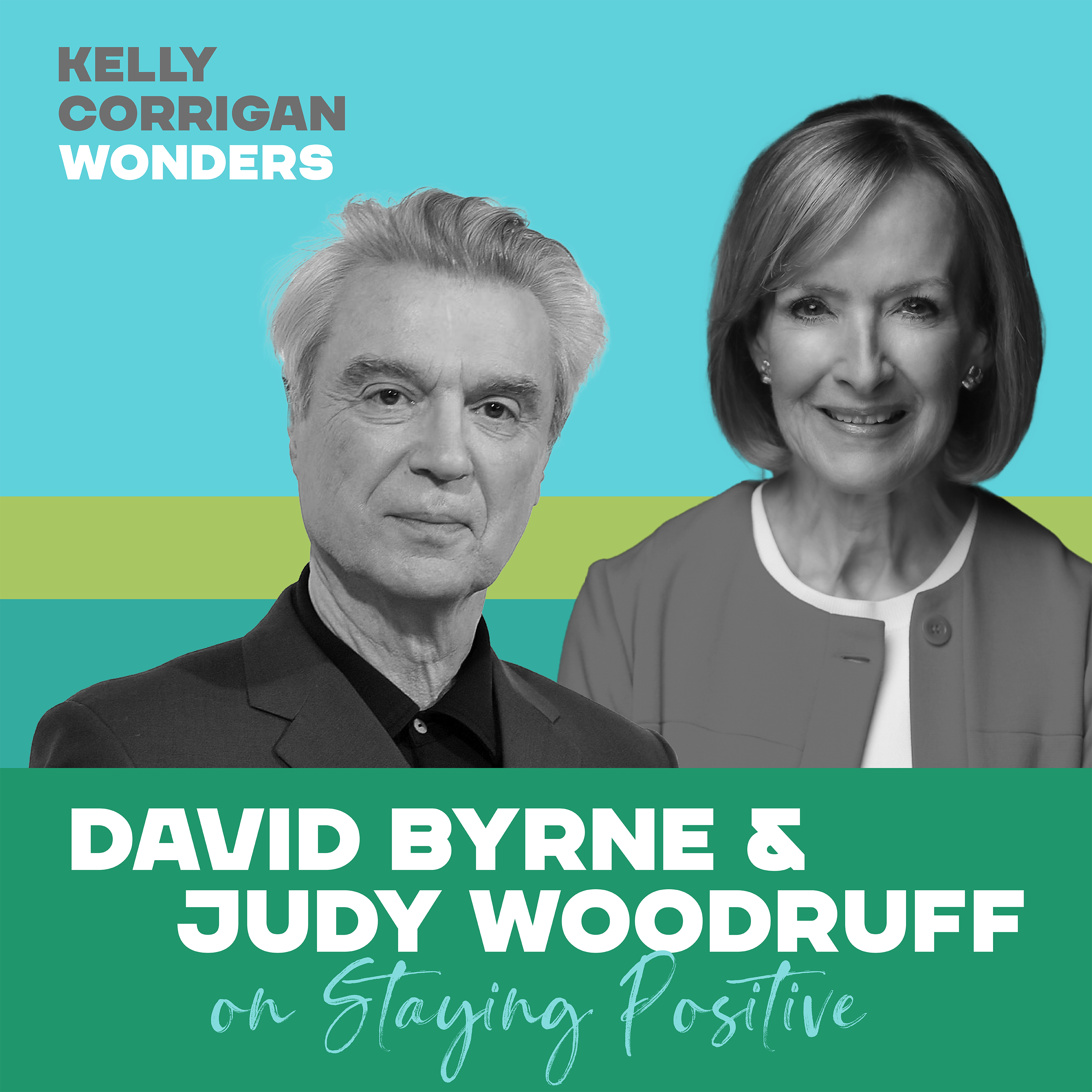 Thumbnail for "Going Deep with David Byrne & Judy Woodruff on Staying Positive".
