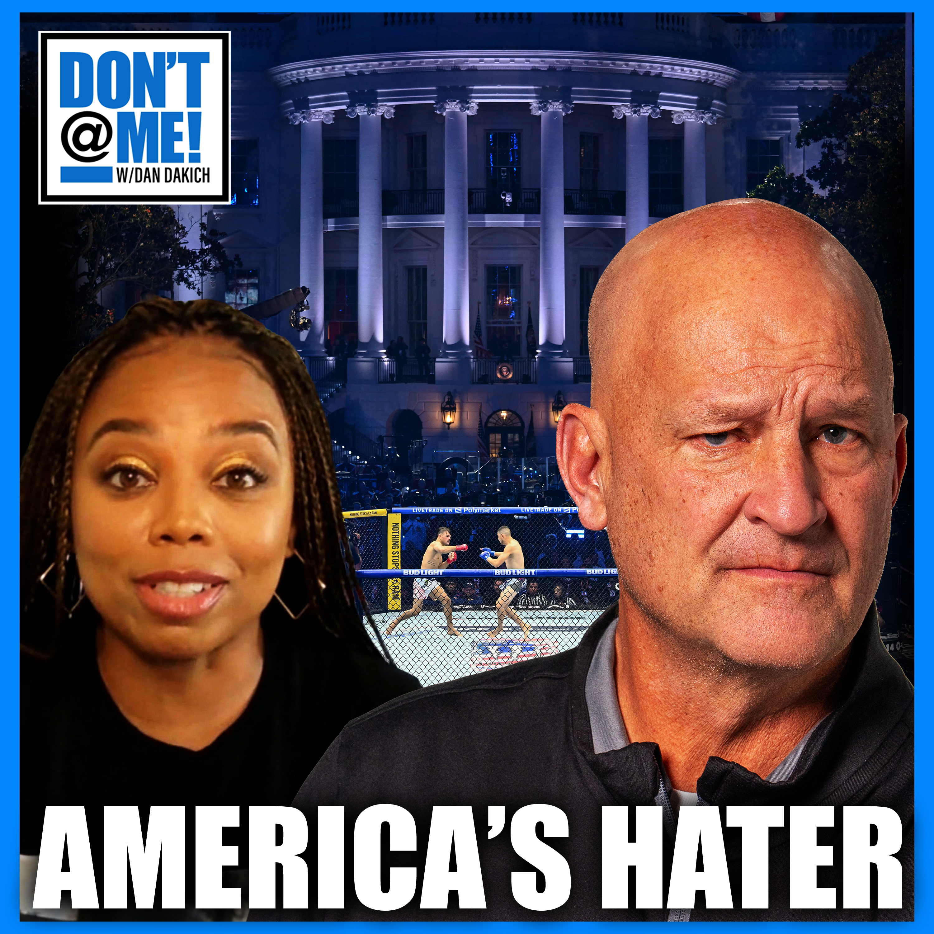 "Performative Patriotism" Jemele Hill TRASHES UFC Freedom 250 episode artwork