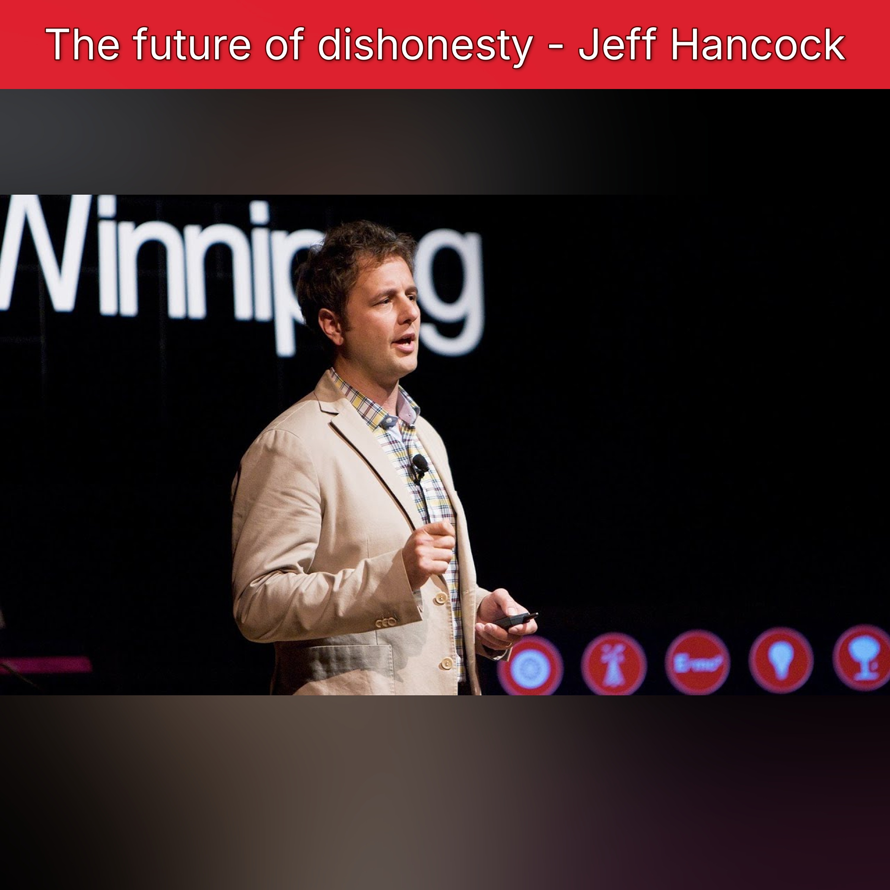 The future of dishonesty - Jeff Hancock episode artwork