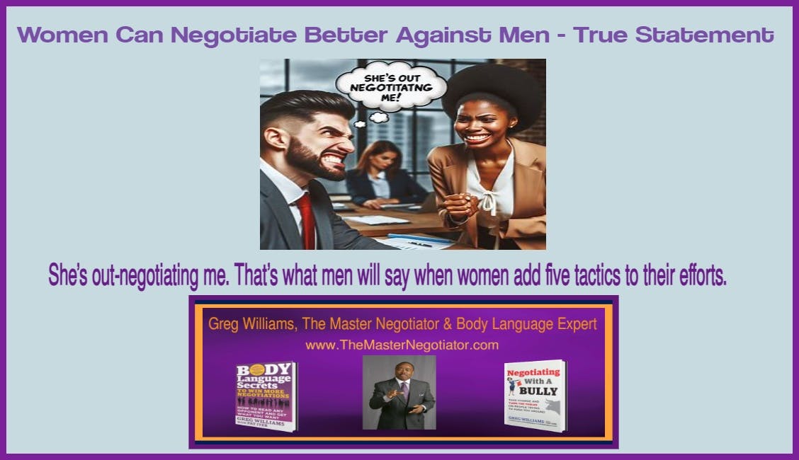 “5 New Fantastic Ways Women Can Negotiate Better Against Men”