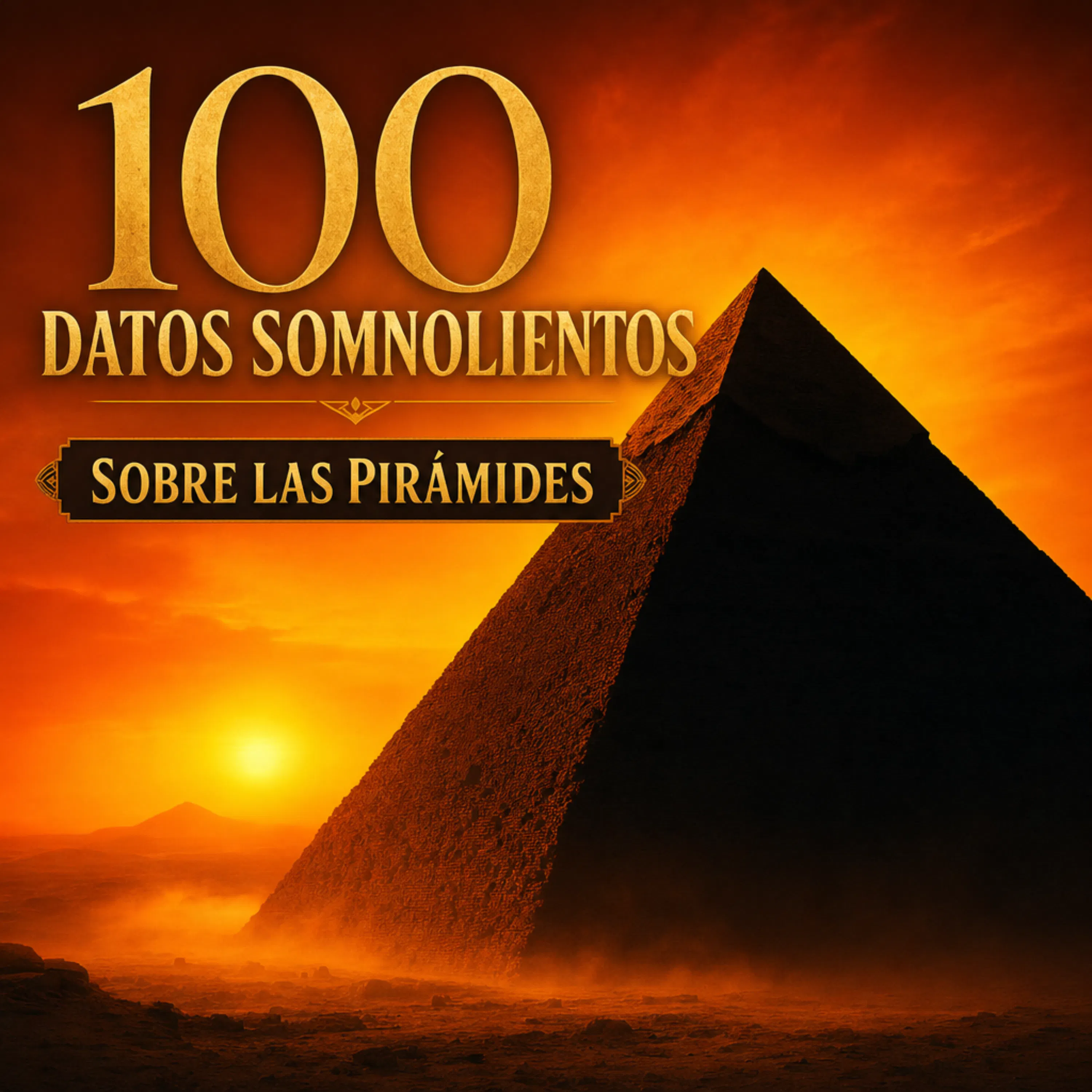 100 datos sobre las pirámides — Duérmete con historia antigua en un viaje tranquilo por el Antiguo Egipto