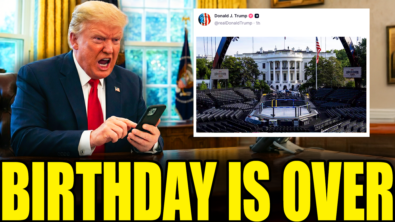 Trump Posts This As Weather Ruins Party episode artwork