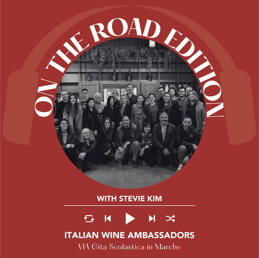 Ep. 1739 Italian Wine Ambassadors VIA Gita Scolastica In Marche | On The Road With Stevie Kim