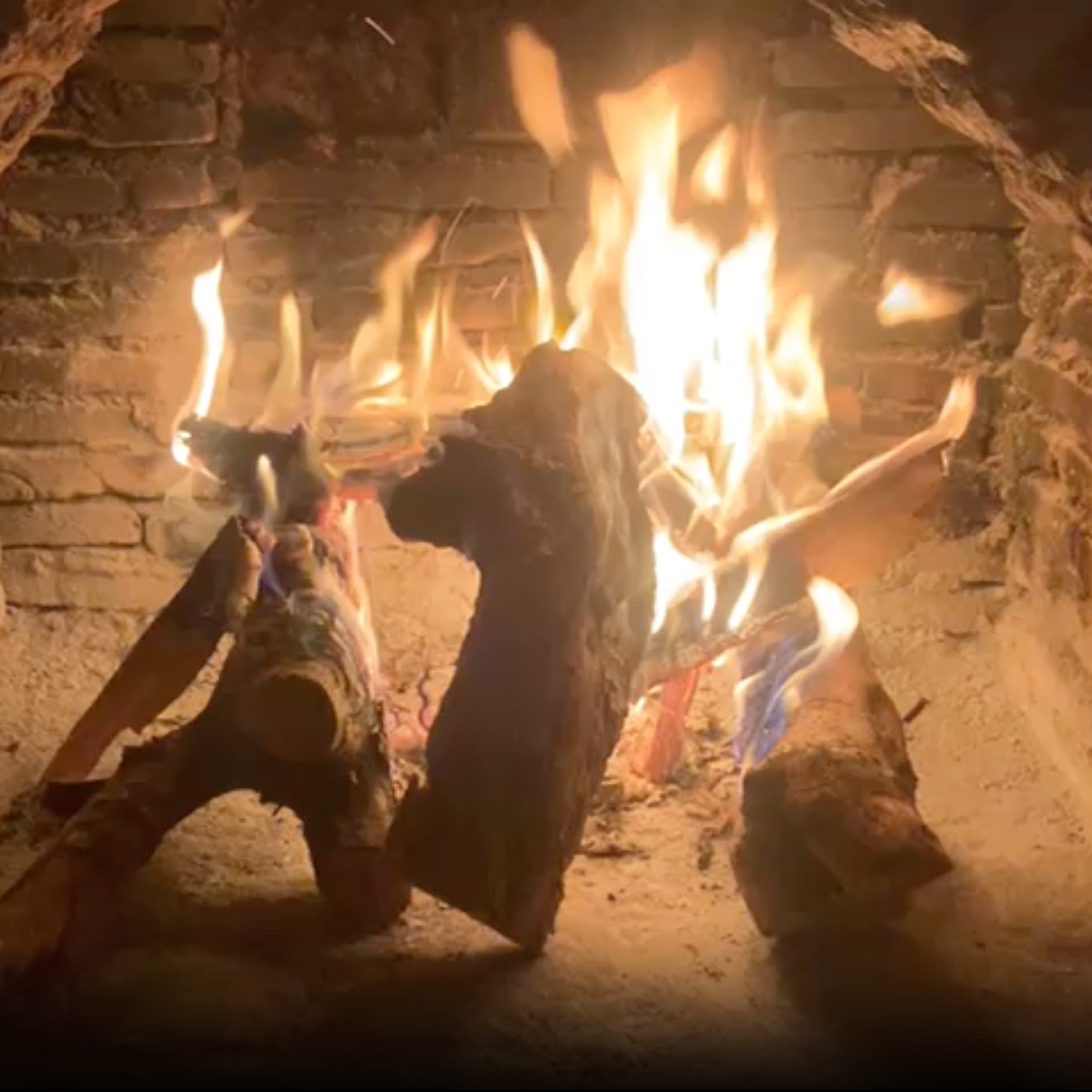 Sound Escape 204. Sit beside a crackling wood fire in the depths of winter