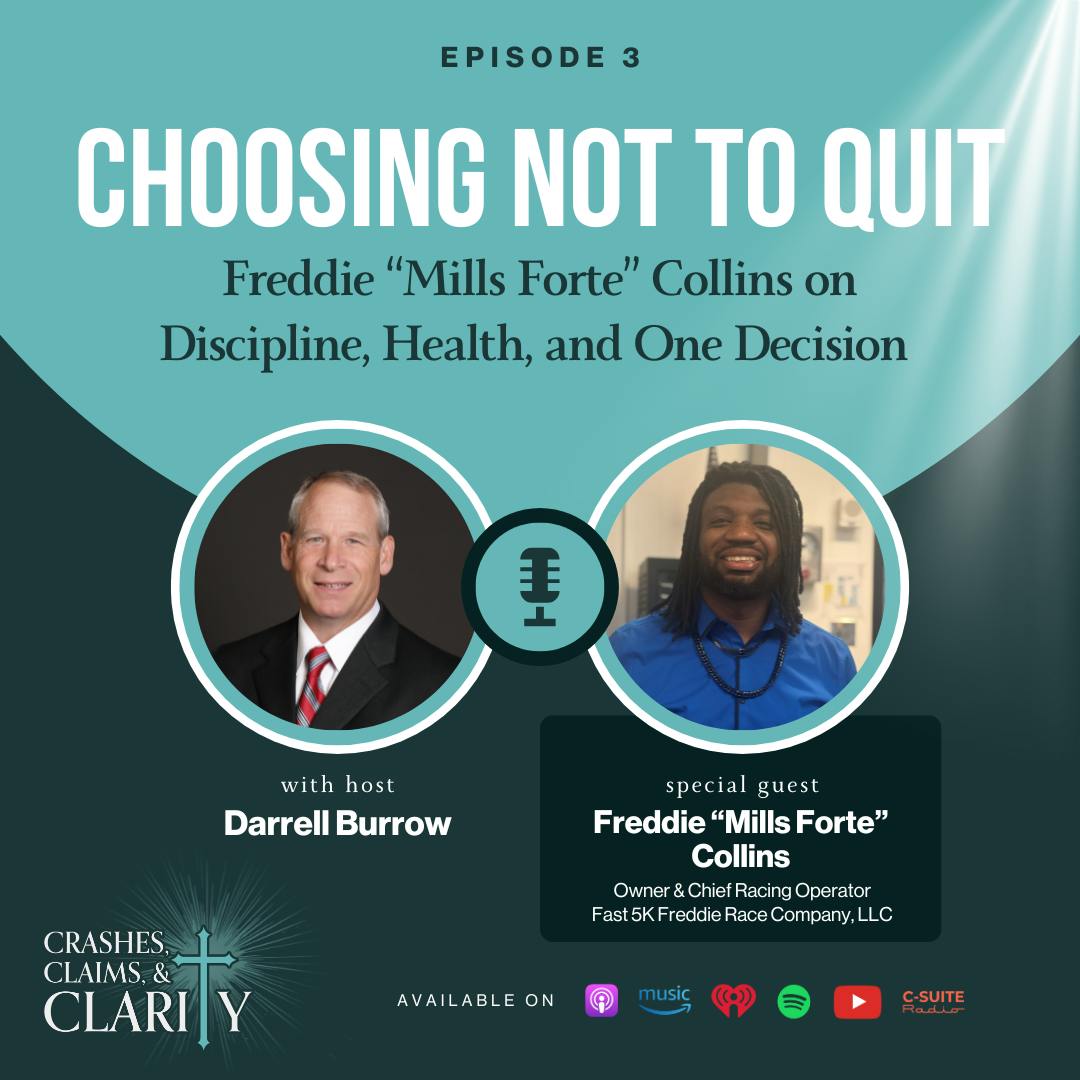Episode 3: Choosing Not to Quit: Freddie “Mills Forte” Collins on Discipline, Health, and One Decision Episode 3: Choosing Not to Quit: Freddie “Mills Forte” Collins on Discipline, Health, and One Decision