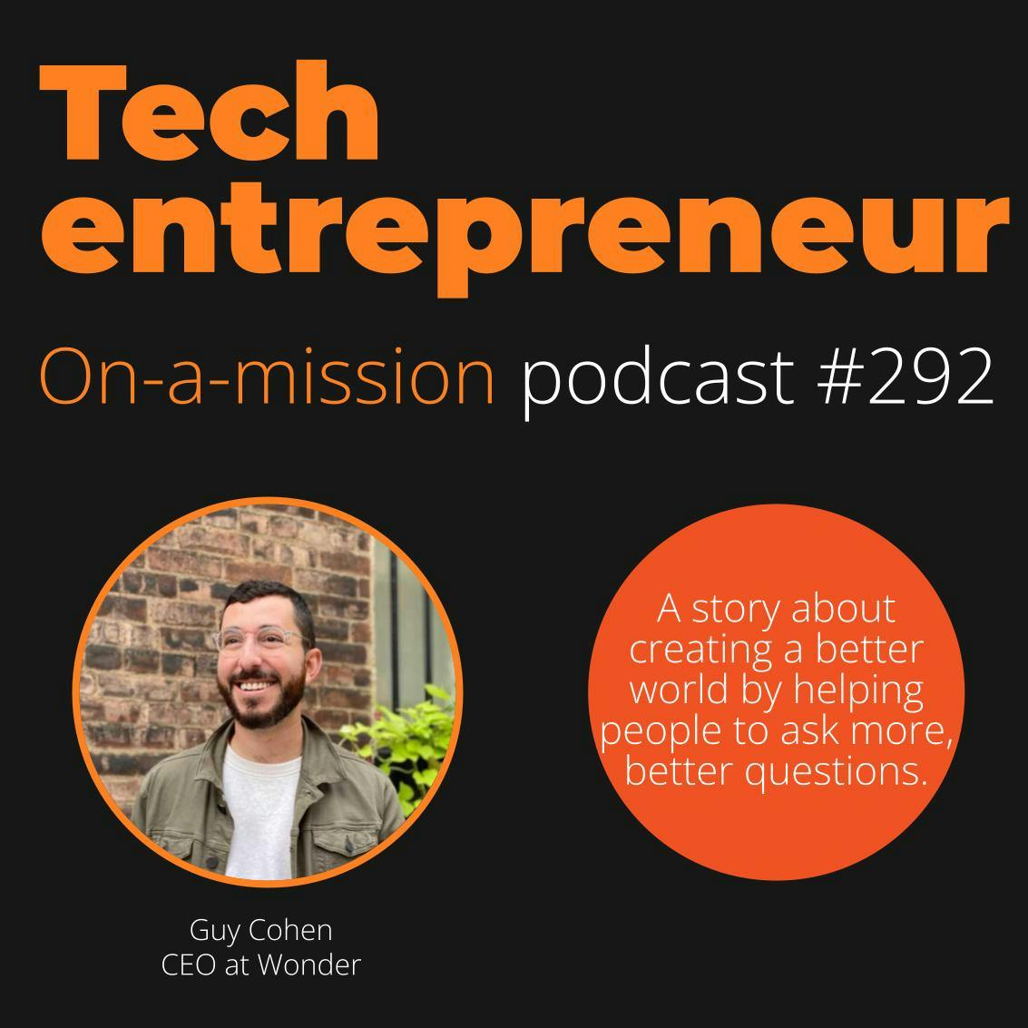 #292 - Guy Cohen, CEO Wonder - on curiosity and innovation.