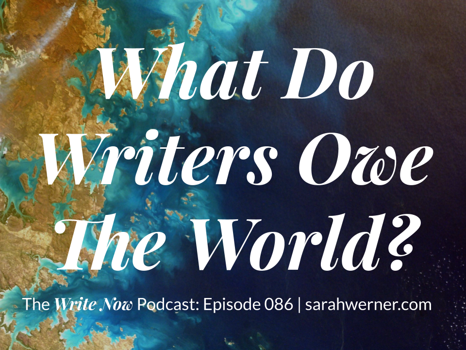 Write Now with Sarah Werner