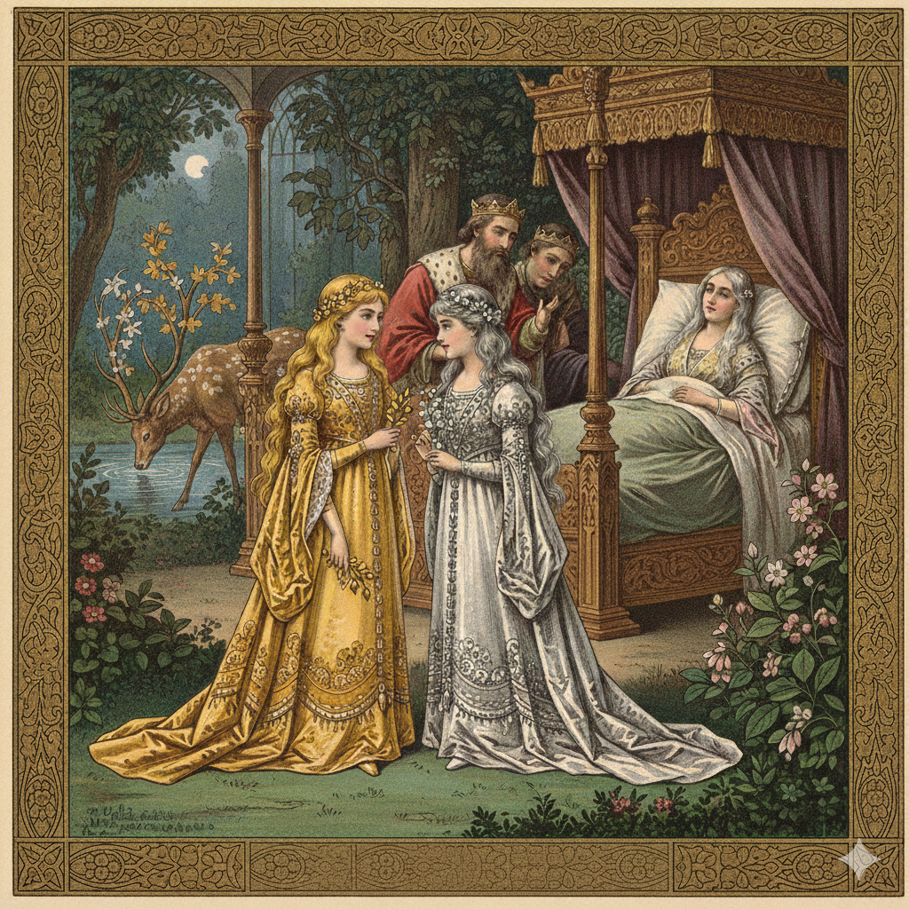 A Cozy Fairy Tale - Gold-Tree and Silver-Tree (The Scottish Snow White)