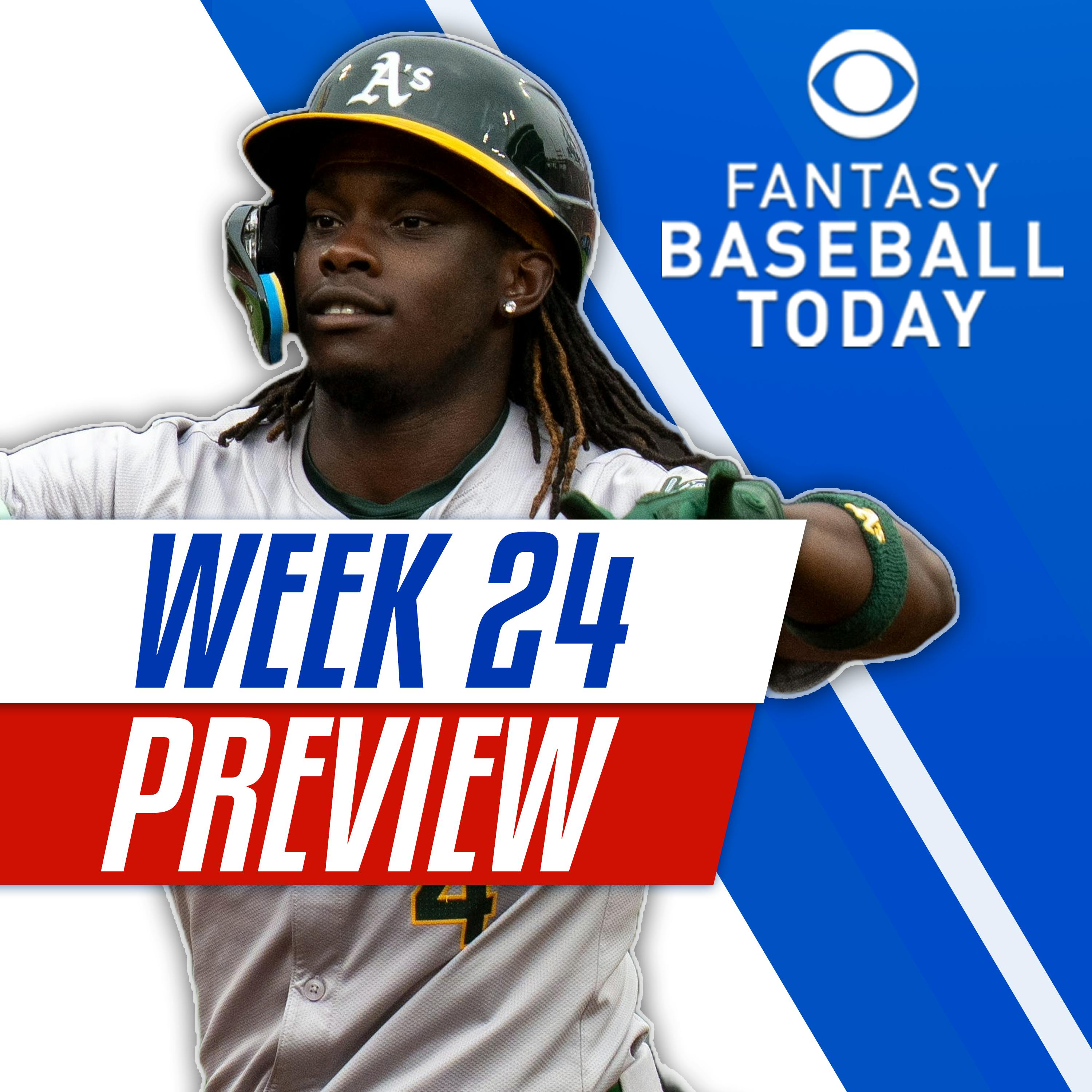 Lawrence Butler Triple Dong, Rankings Updates & Week 24 Preview! (8/30 Fantasy Baseball podcast)