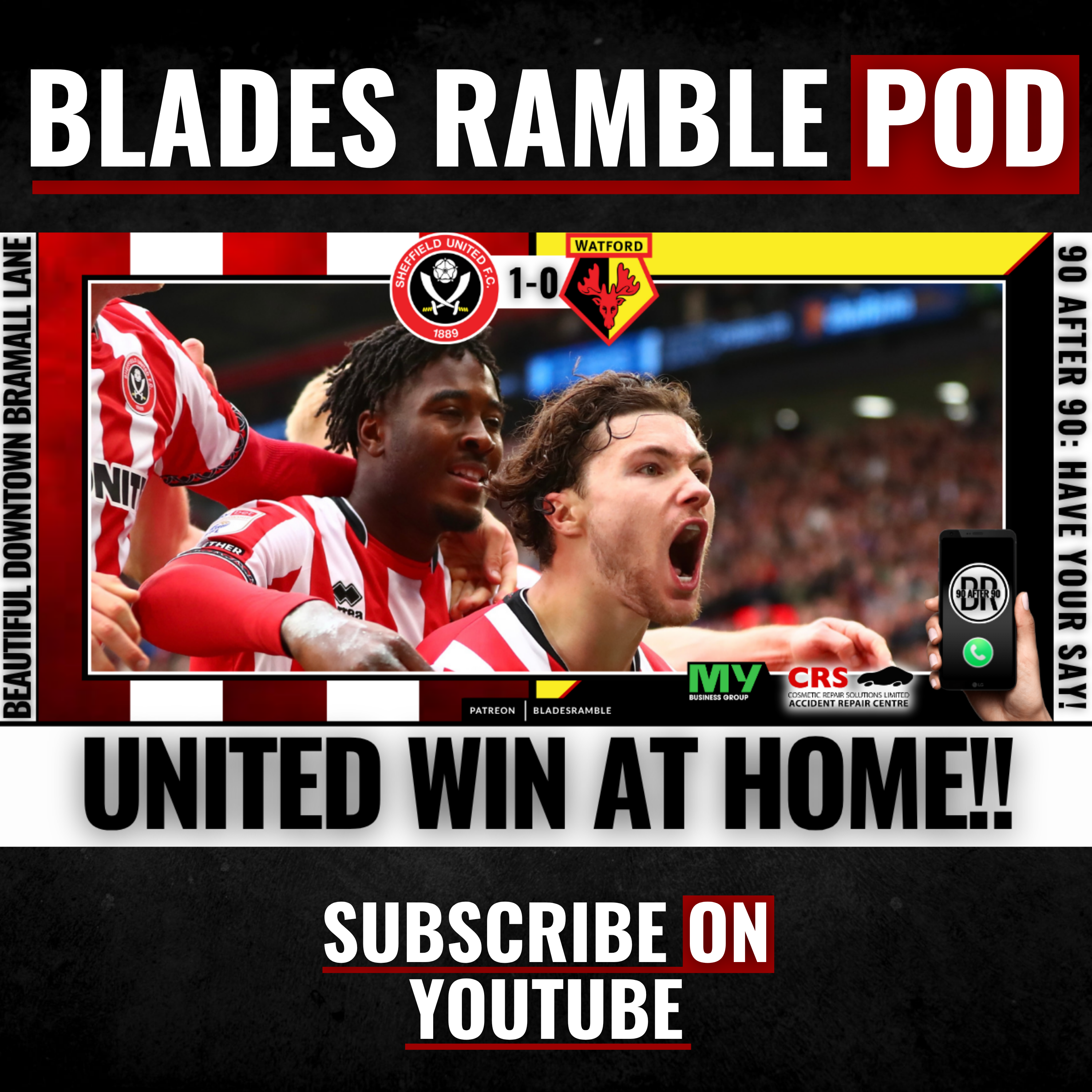 📱⚔️ 90 AFTER 90 ⚔️📱 | SHEFFIELD UNITED 1-0 WATFORD | BLADES WIN AT HOME!!!
