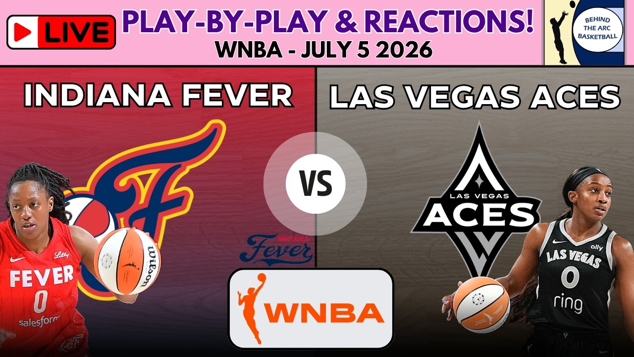 WNBA: Indiana Fever vs Las Vegas Aces (Live Play-By-Play & Reactions) episode artwork