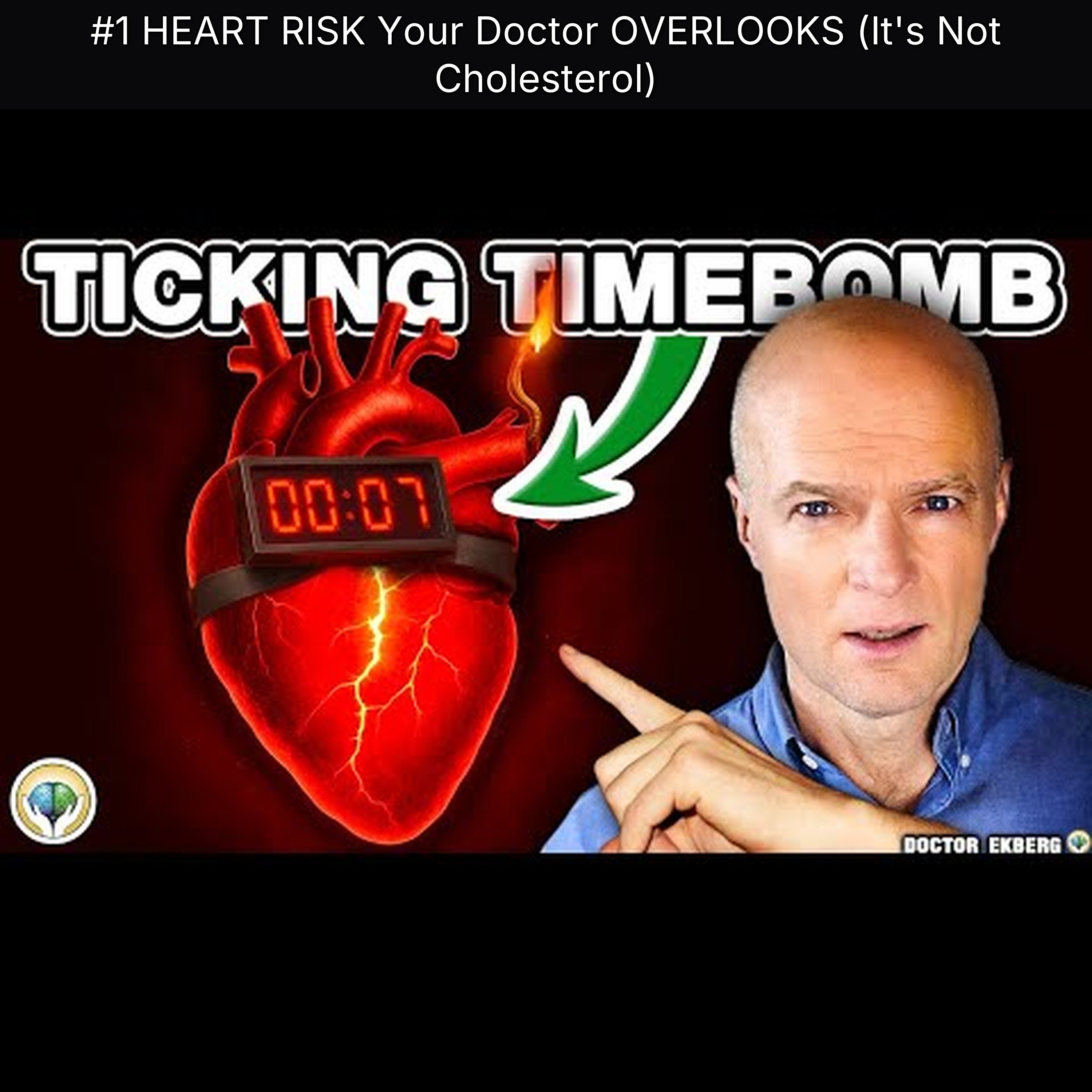 #1 HEART RISK Your Doctor OVERLOOKS (It's Not Cholesterol) episode artwork