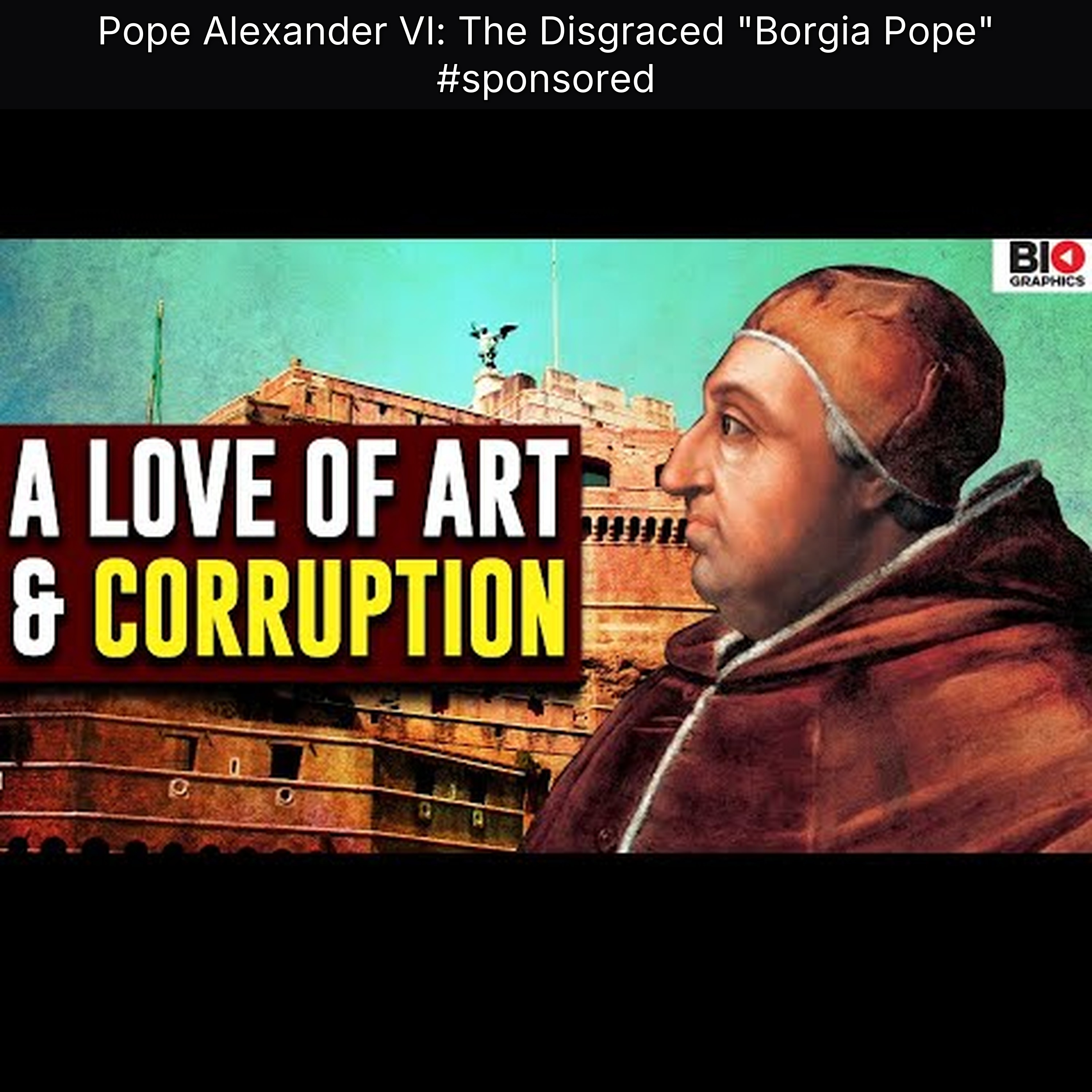 Pope Alexander VI: The Disgraced "Borgia Pope" #sponsored