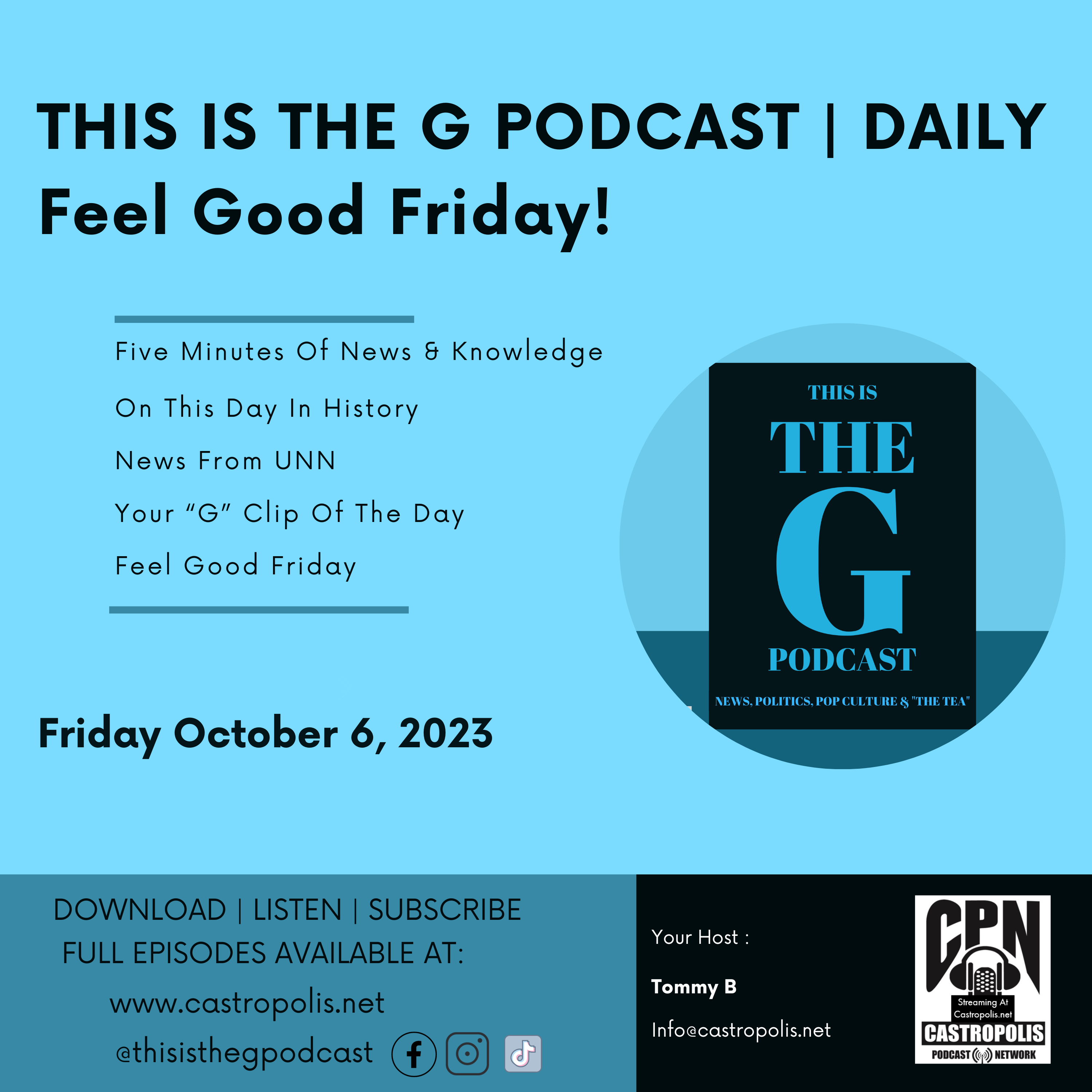 This Is The G Podcast Daily October 6, 2023 episode artwork