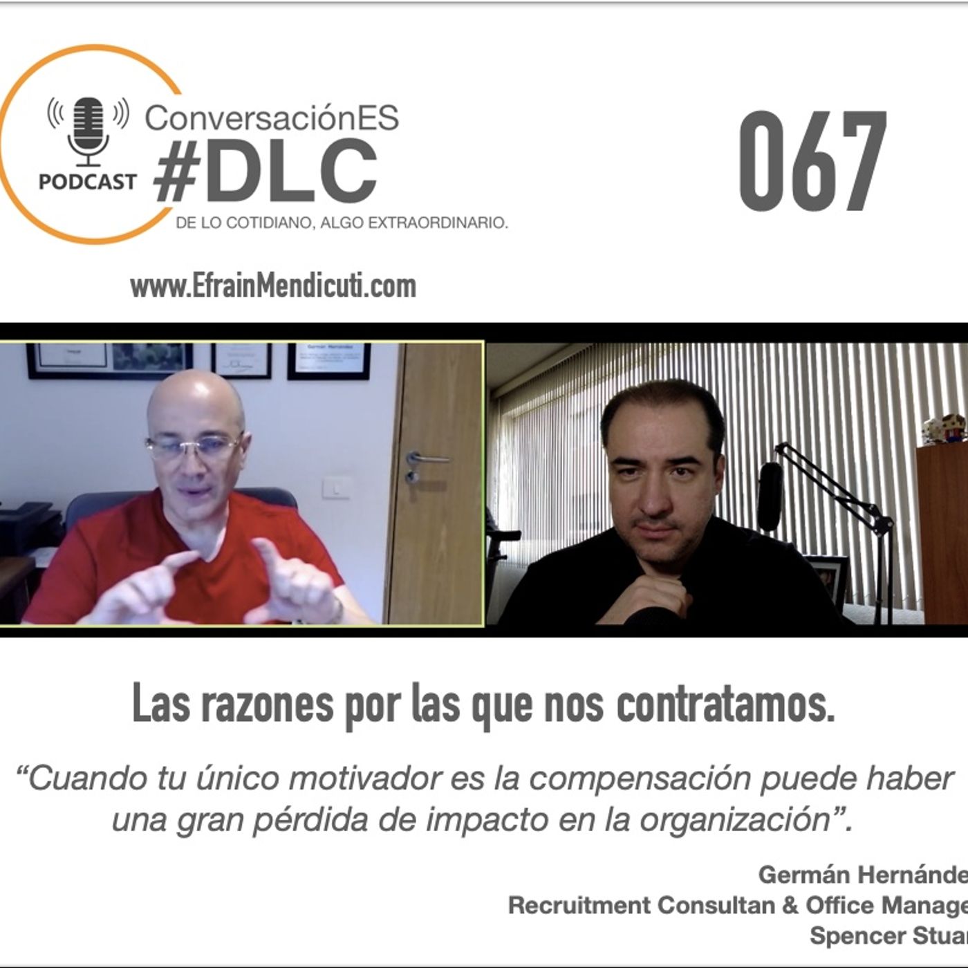 EntreMentorES #DLC 067 con Germán Hernández episode artwork