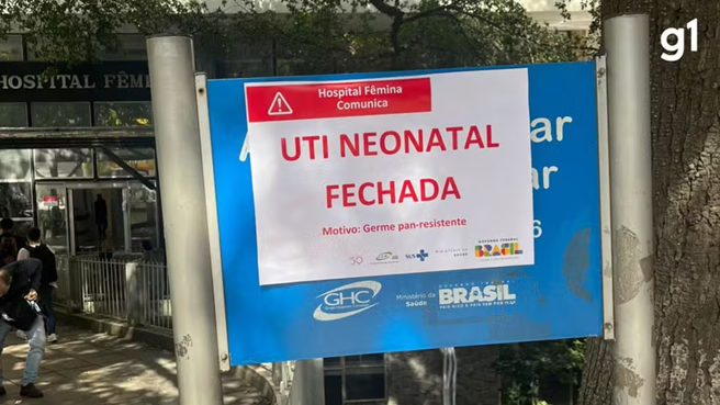 Hospital fecha UTI neonatal após morte de bebê prematuro por superbactéria em Porto Alegre