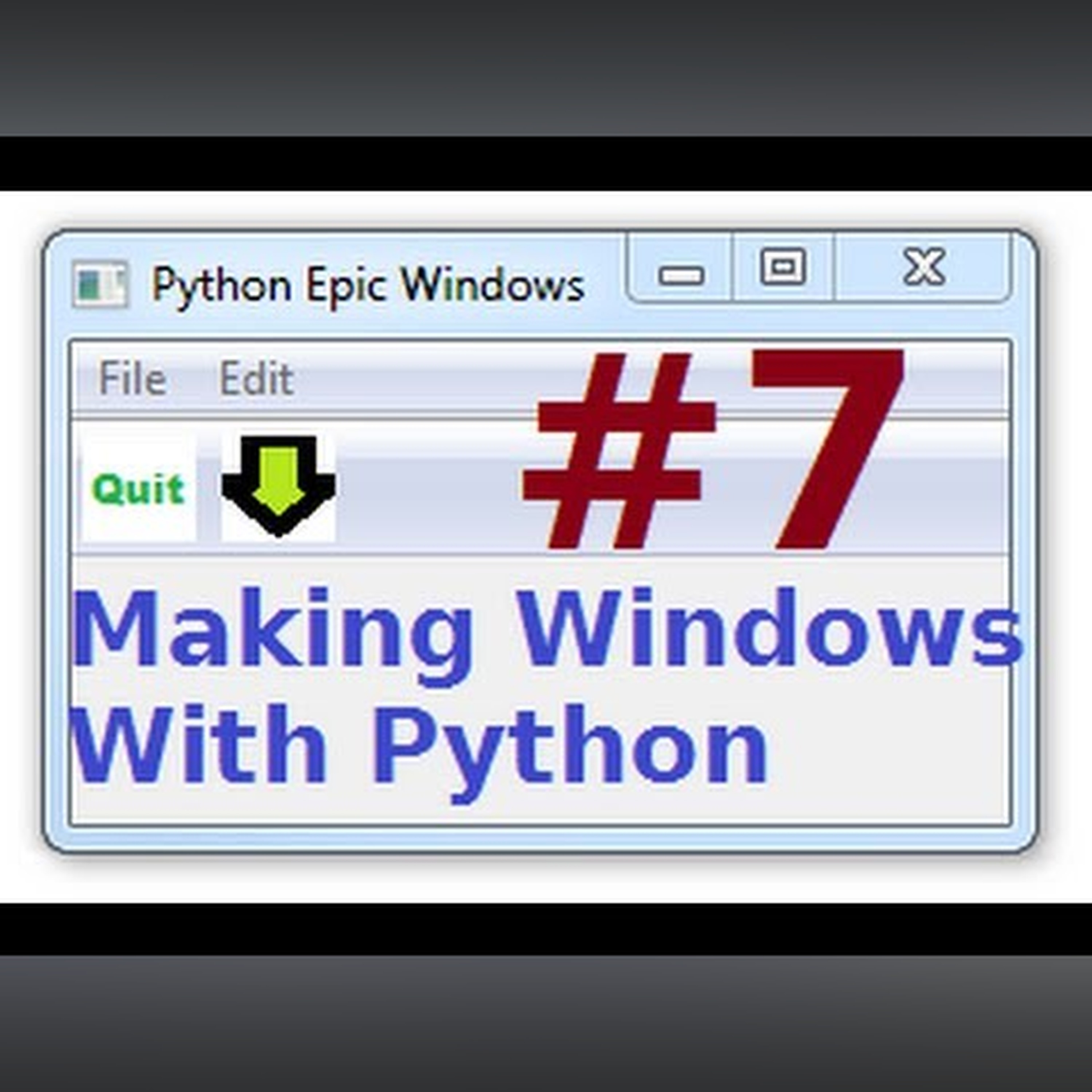 wxPython Programming Tutorial 7: Adding Static Text and Colors episode artwork