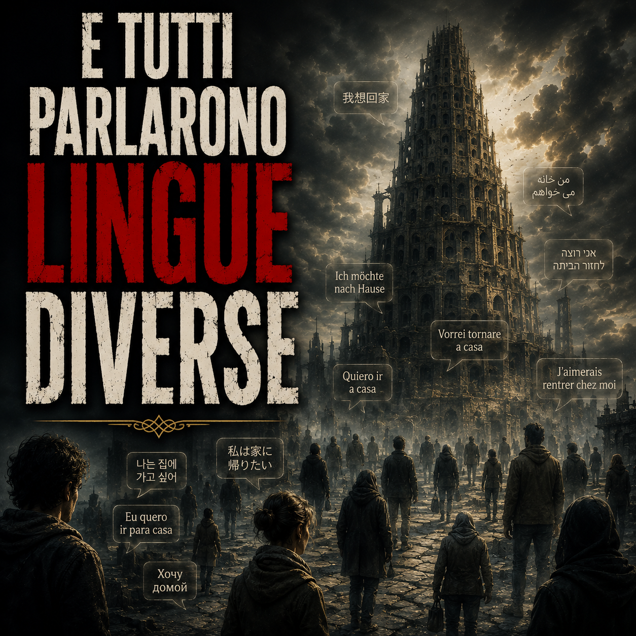 E tutti parlarono lingue diverse - Creepypasta episode artwork