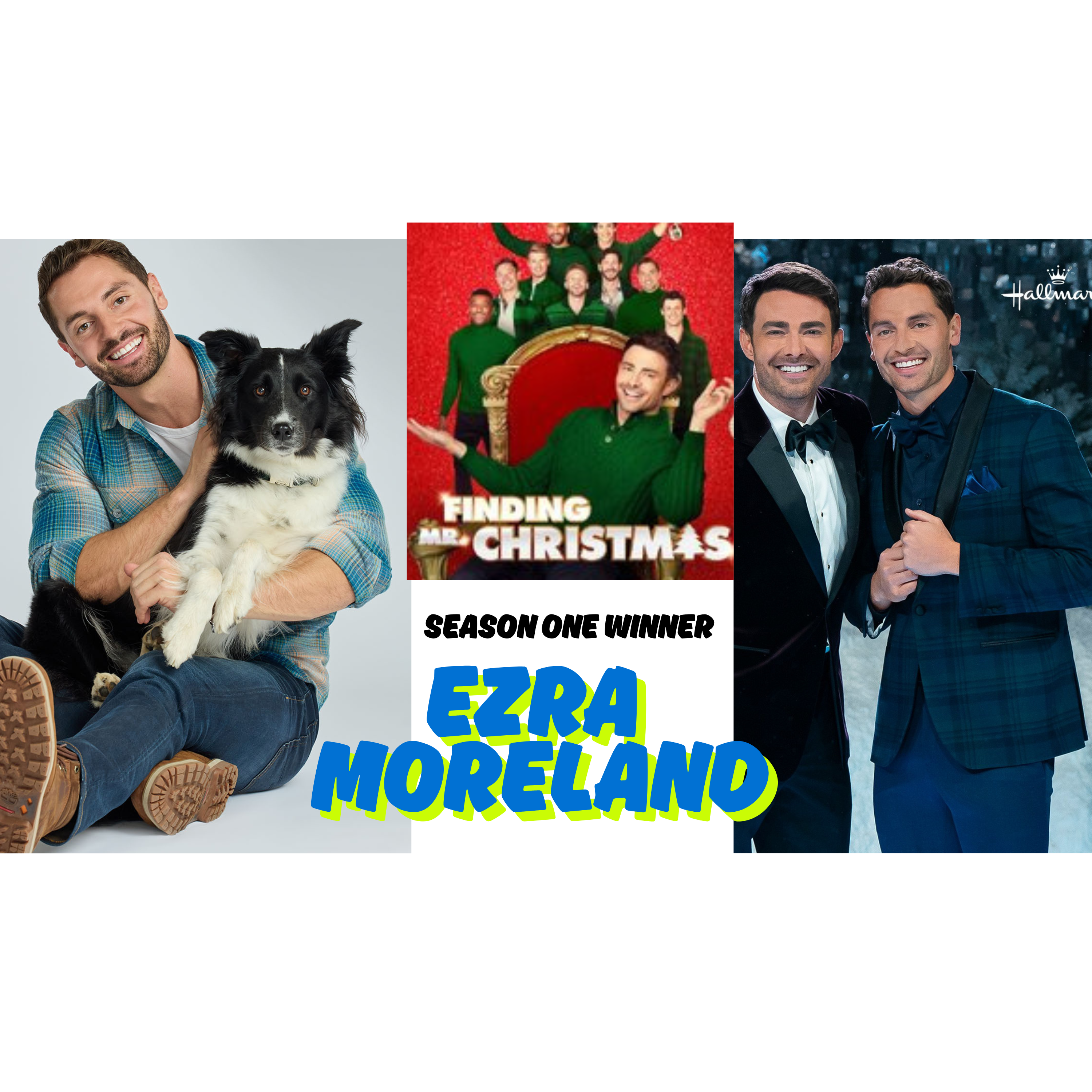 Hallmark's "FINDING MR. CHRISTMAS" Season One winner EZRA MORELAND episode artwork