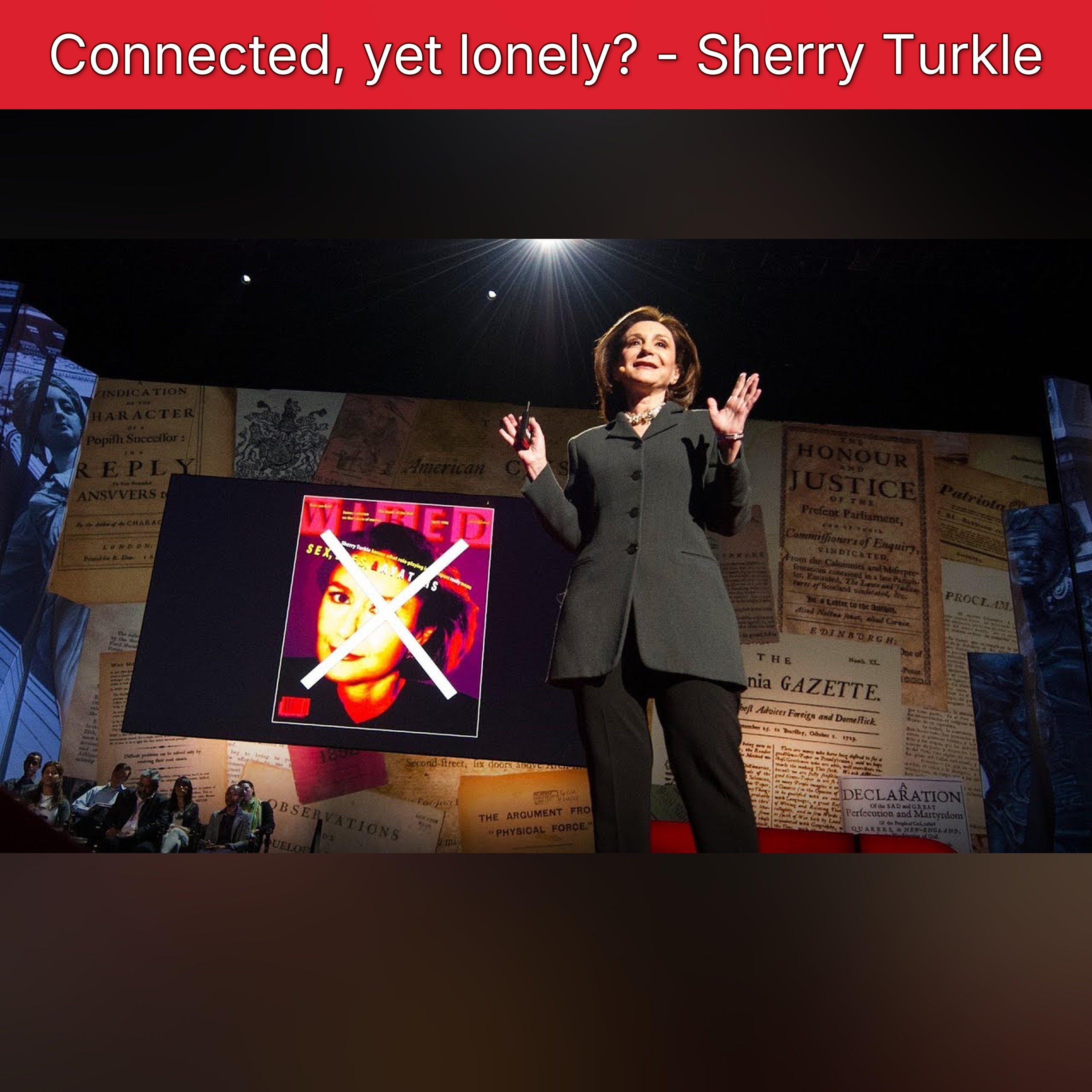 Connected, yet lonely? - Sherry Turkle episode artwork