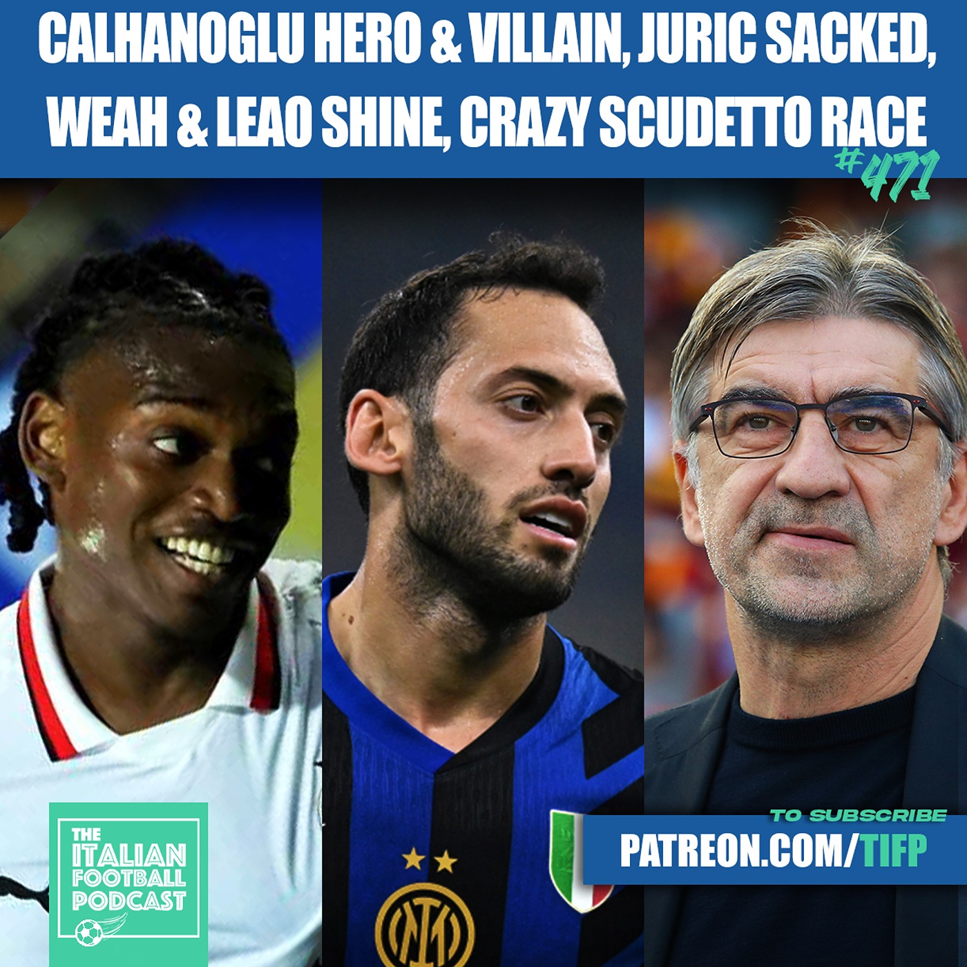 Calhanoglu Inter Milan's Hero & Villain, Roma SACK Juric, Weah & Rafa Leao Shine For Juve & AC Milan & Much More (Ep. 471)