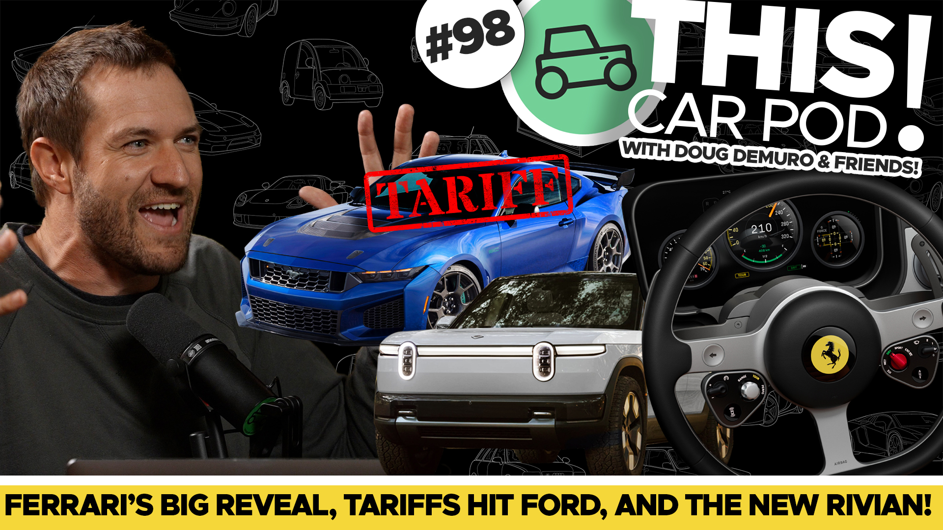 Rivian R2 îs the Perfect Car? New Ferrari Reveal and Ford in Trouble!