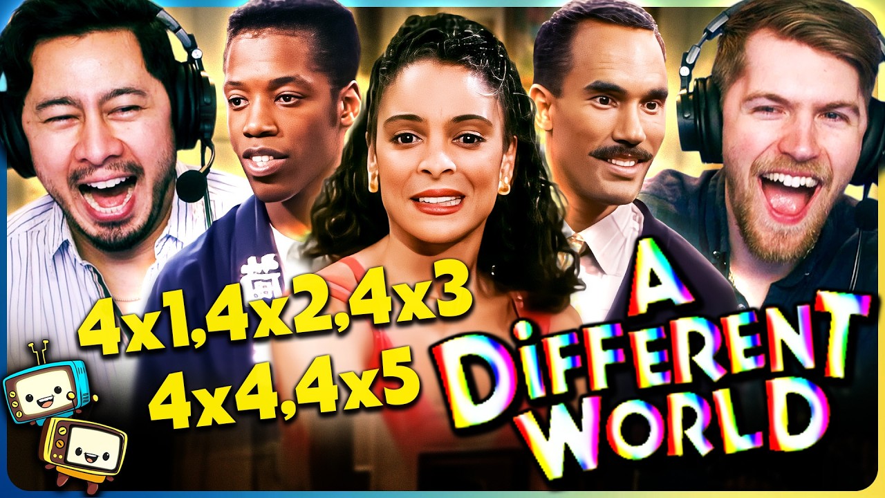 A DIFFERENT WORLD 4x1, 4x2, 4x3, 4x4 & 4x5 Reaction! | Jasmine Guy, Kadeem Hardison, w/ Jaby Koay episode artwork