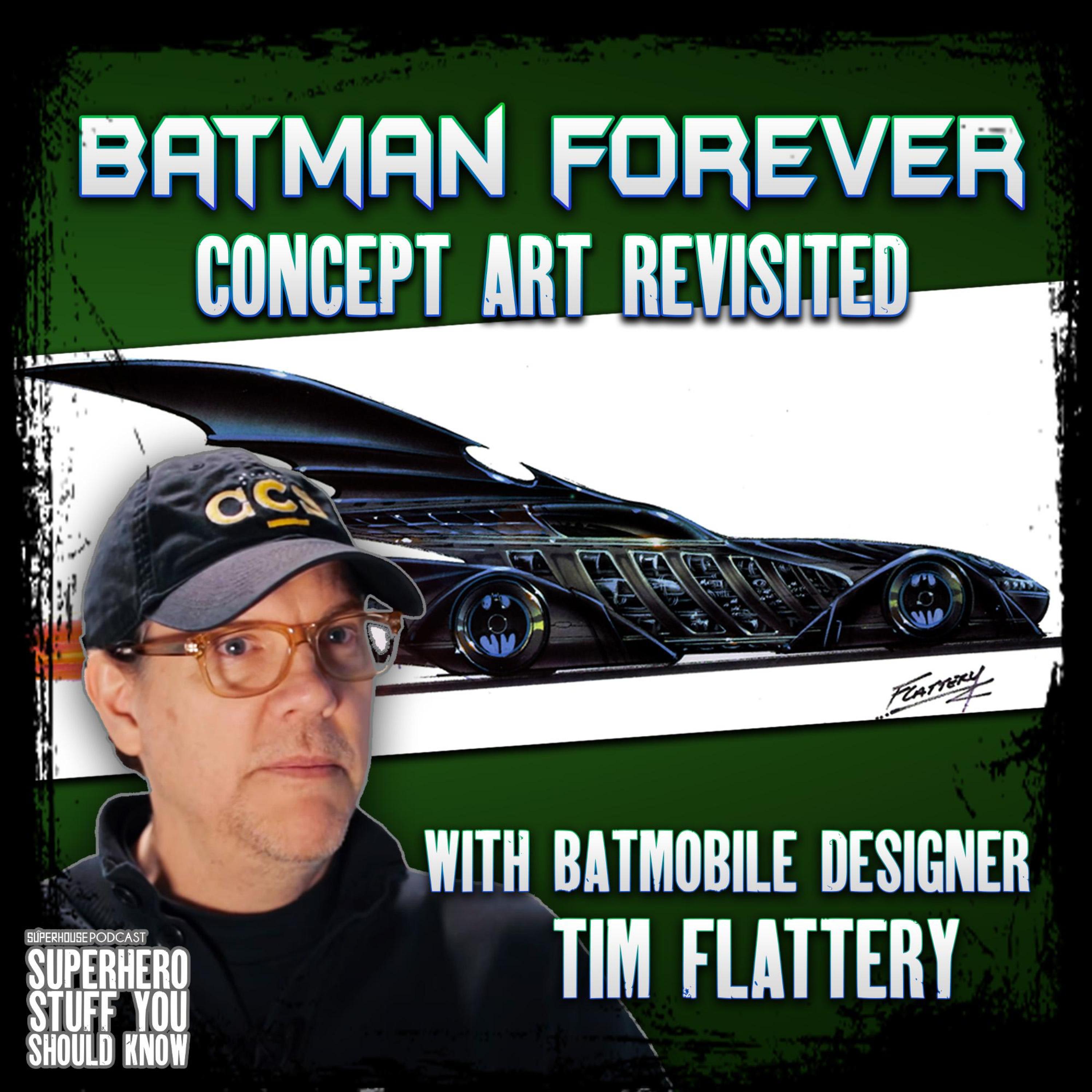 Batman Forever Concept Art Revisited with Batmobile Designer Tim Flattery episode artwork