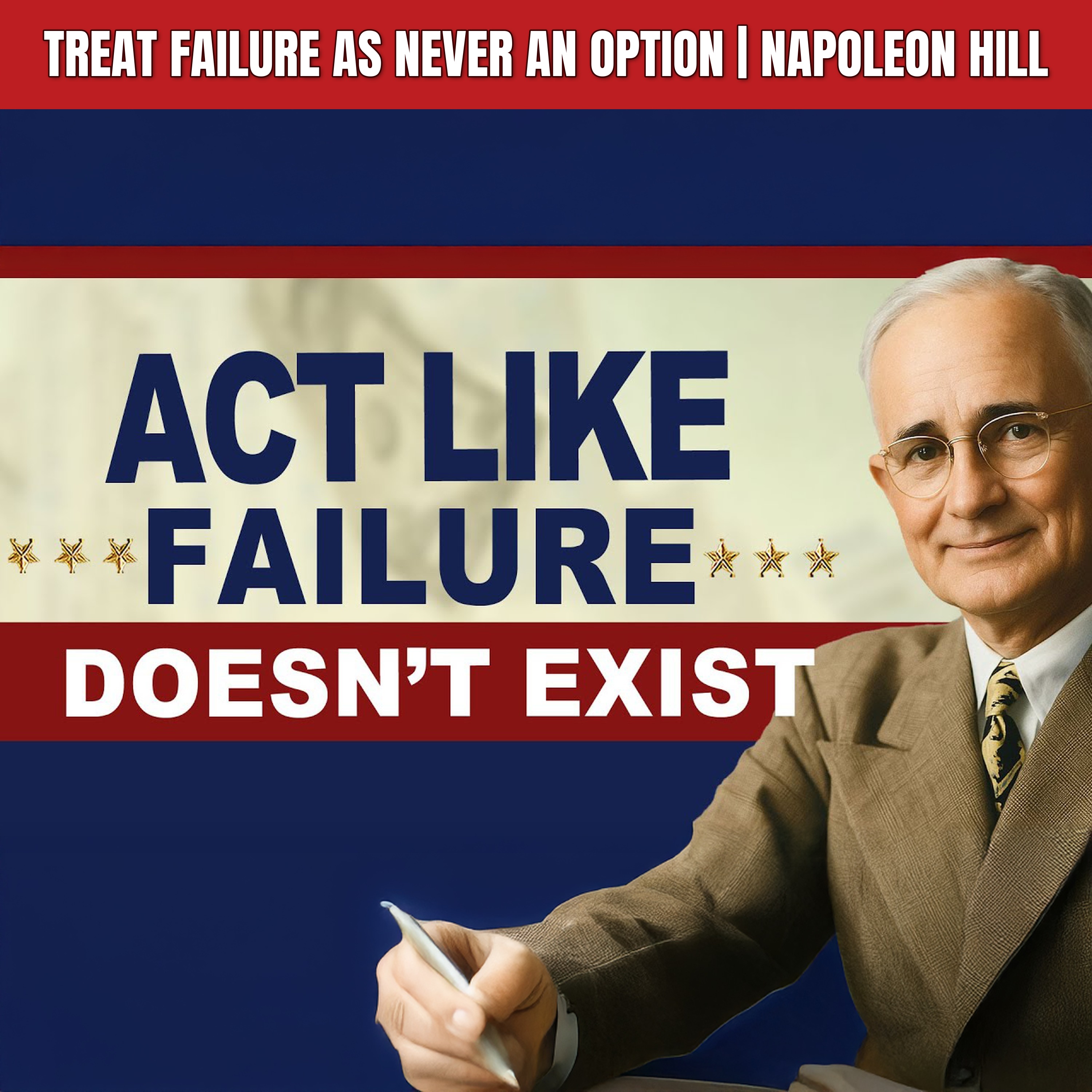 Treat Failure As NEVER an Option | Napoleon Hill