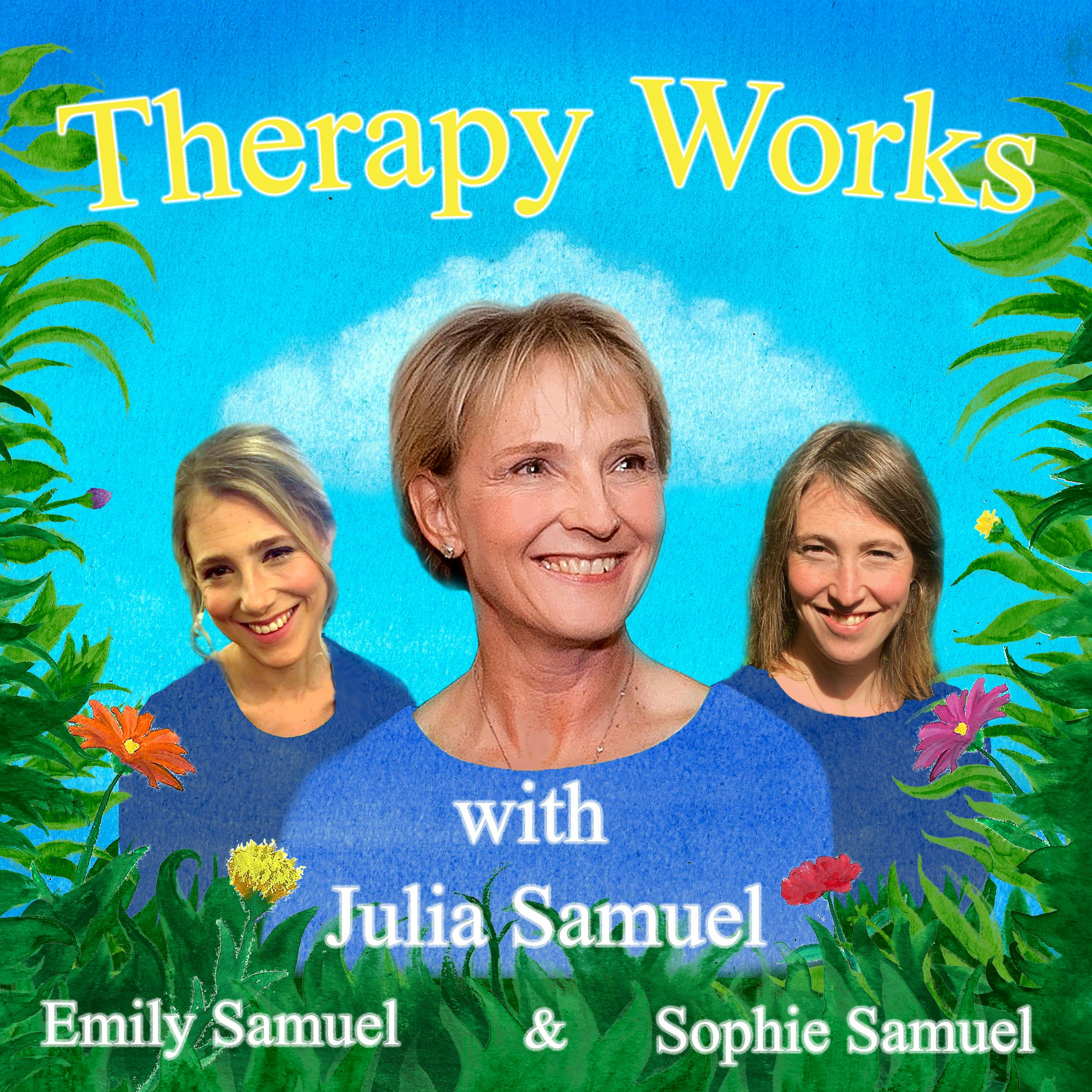 Julia Samuel sits in the therapy chair and shares the challenges she has faced