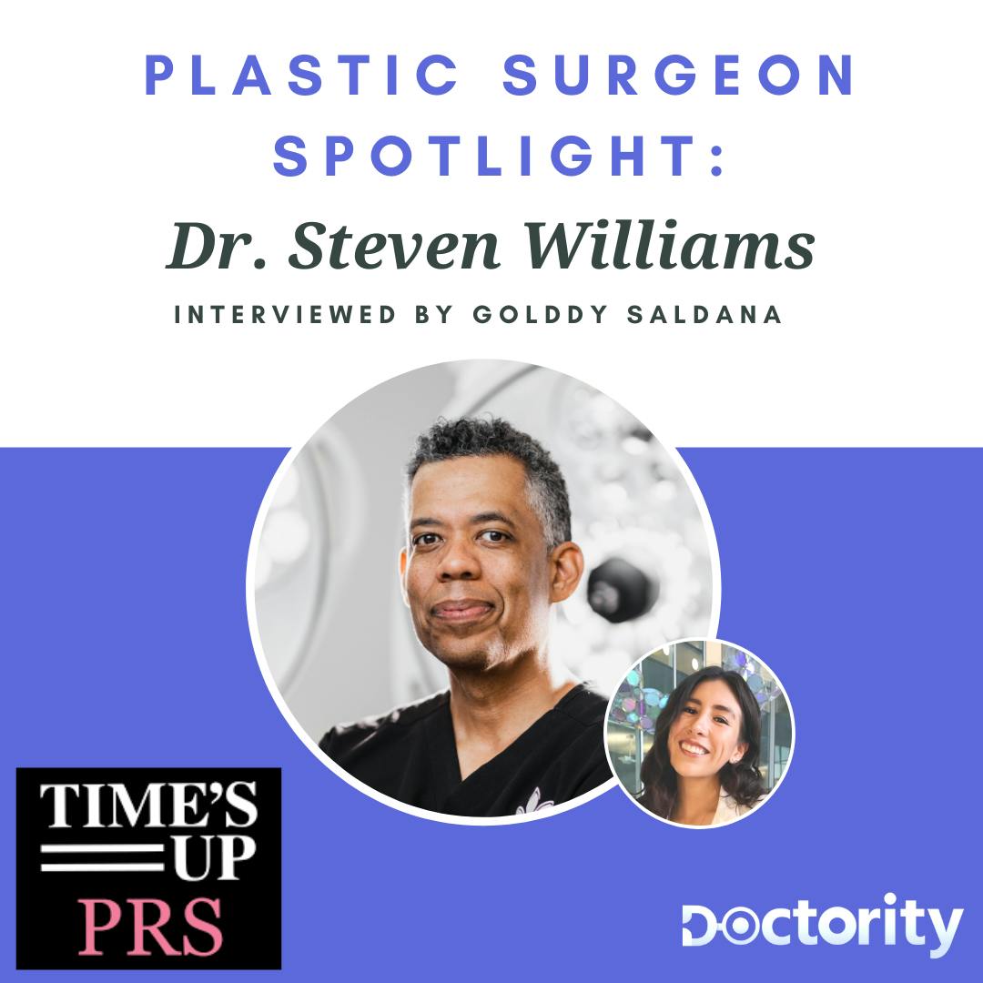 Time’s Up PRS Plastic Surgeon Spotlight: Dr. Steven Williams