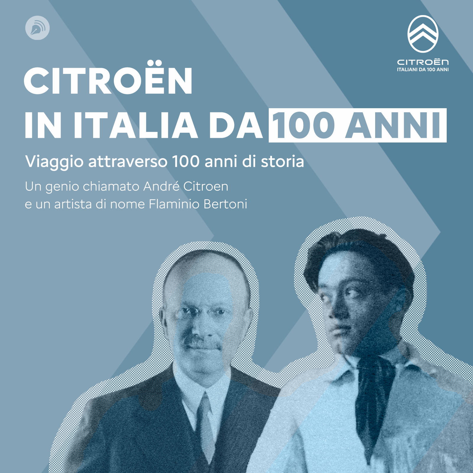 Un genio chiamato André Citroën e un artista di nome Flaminio Bertoni