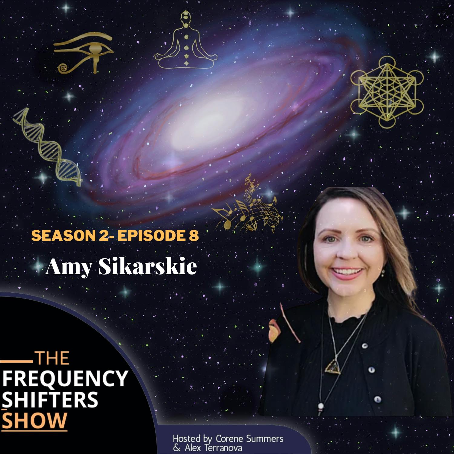 S2E8 -Magic, Spirit Guides, and Angels with Amy Sikarskie S2E8 -Magic, Spirit Guides, and Angels with Amy Sikarskie