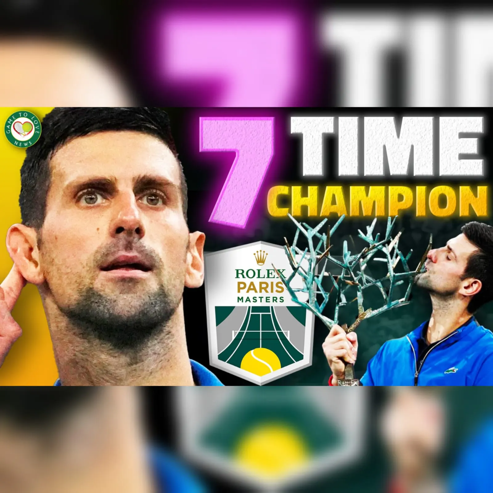 Djokovic WINS Paris Masters 2023 🏆 | GTL Tennis News