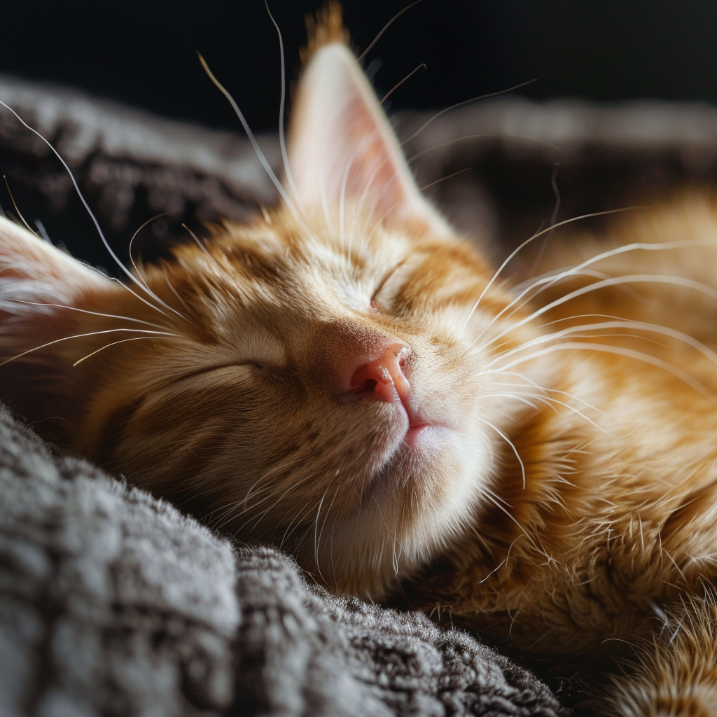 Happy Cat Purring Smoothly - Comforting Sounds for Sleep, Relaxation, Learning, Concentration, ASMR