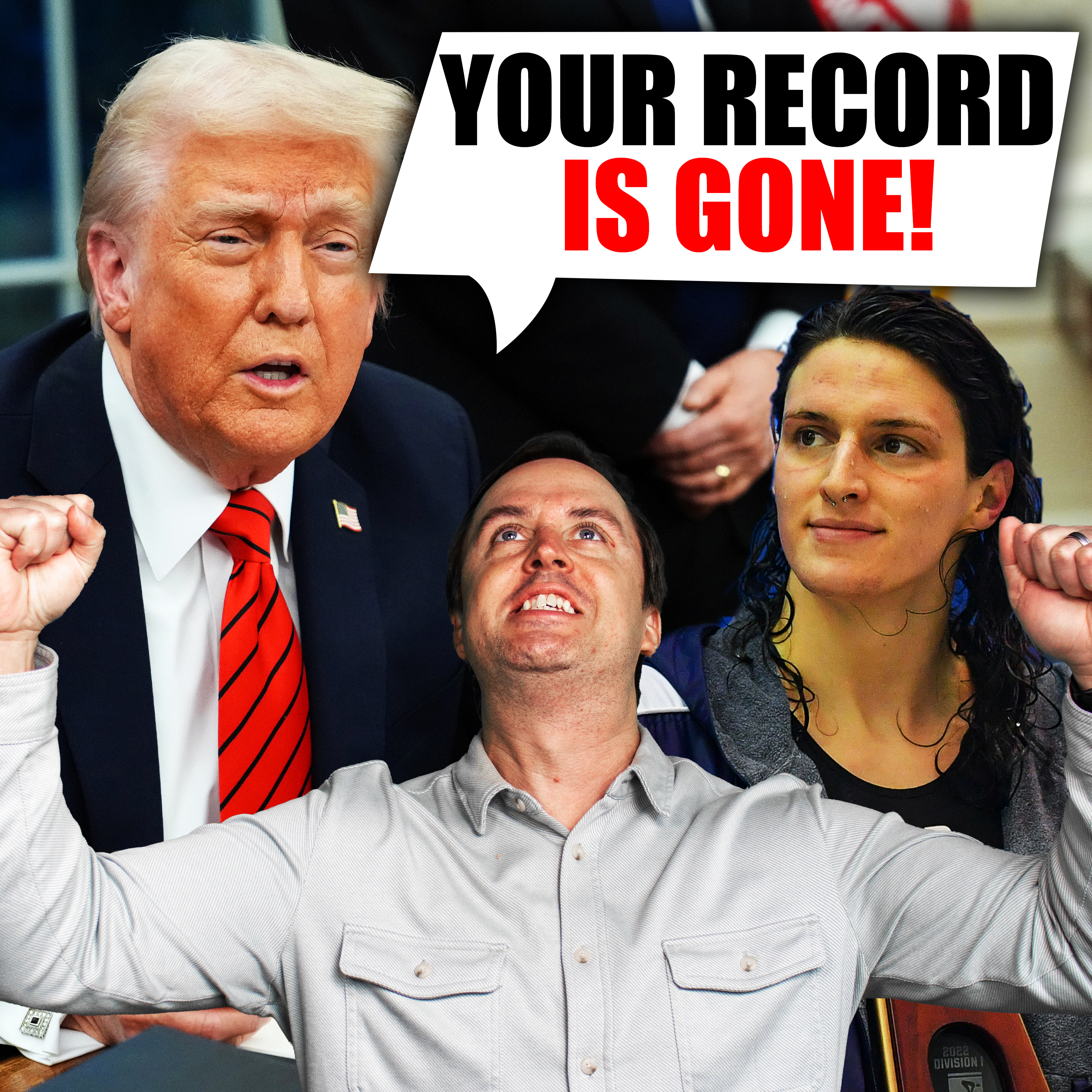 Trump NUKES Men Holding Records In Women’s Sports + Clay Travis & Mike "GunZ" Gunzelman | episode artwork