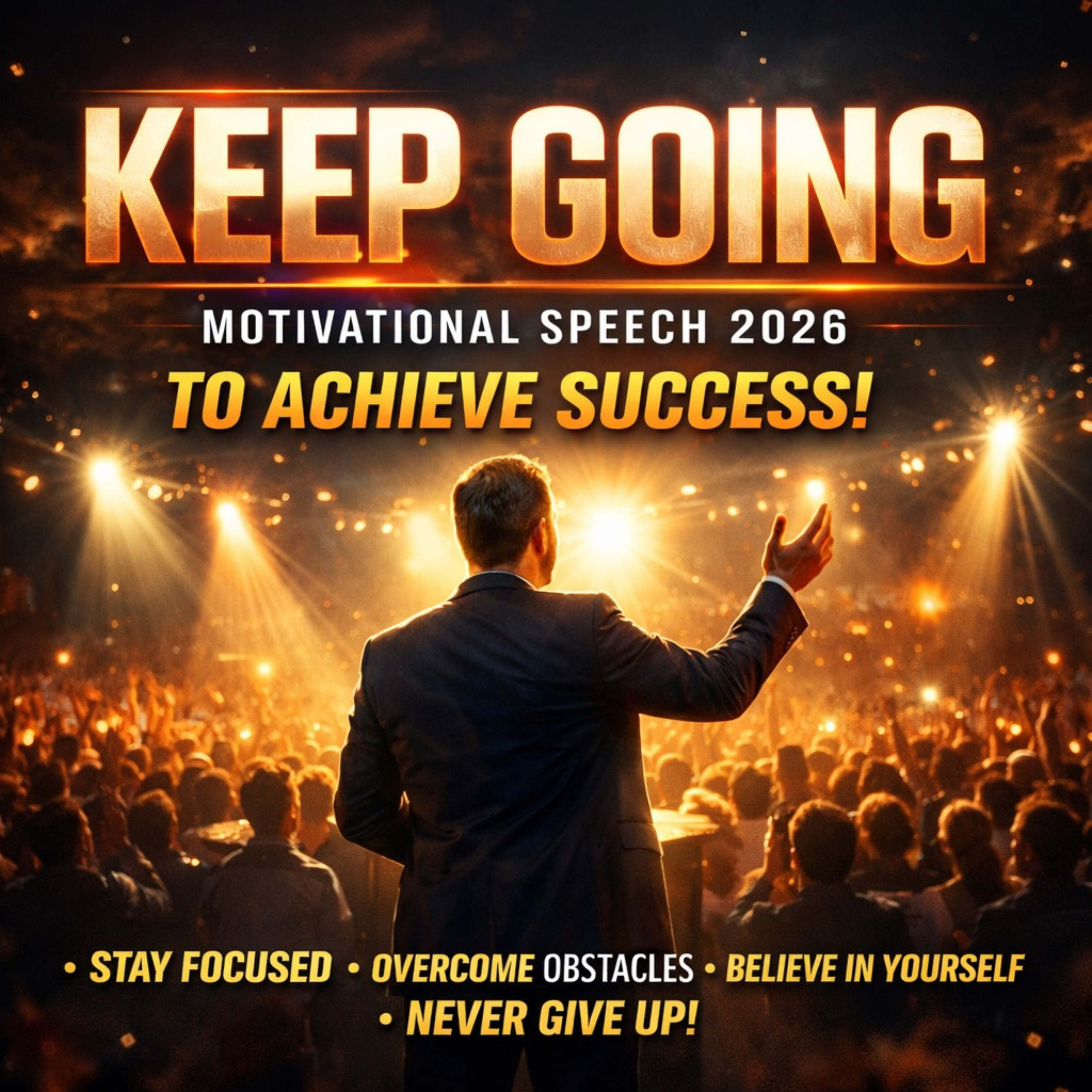 KEEP GOING - Motivational Speech 2024 To Achieve Success!